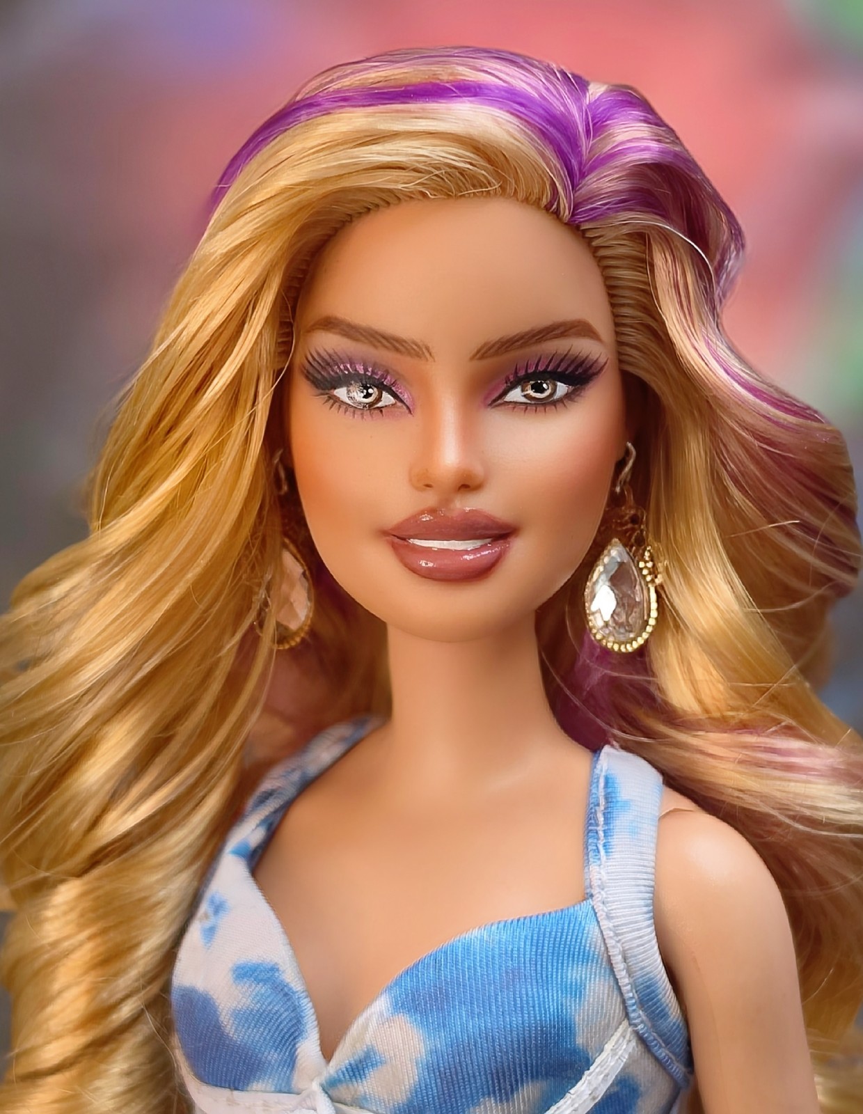 OOAK Repainted  Barbie Fashionista  Nude Doll 