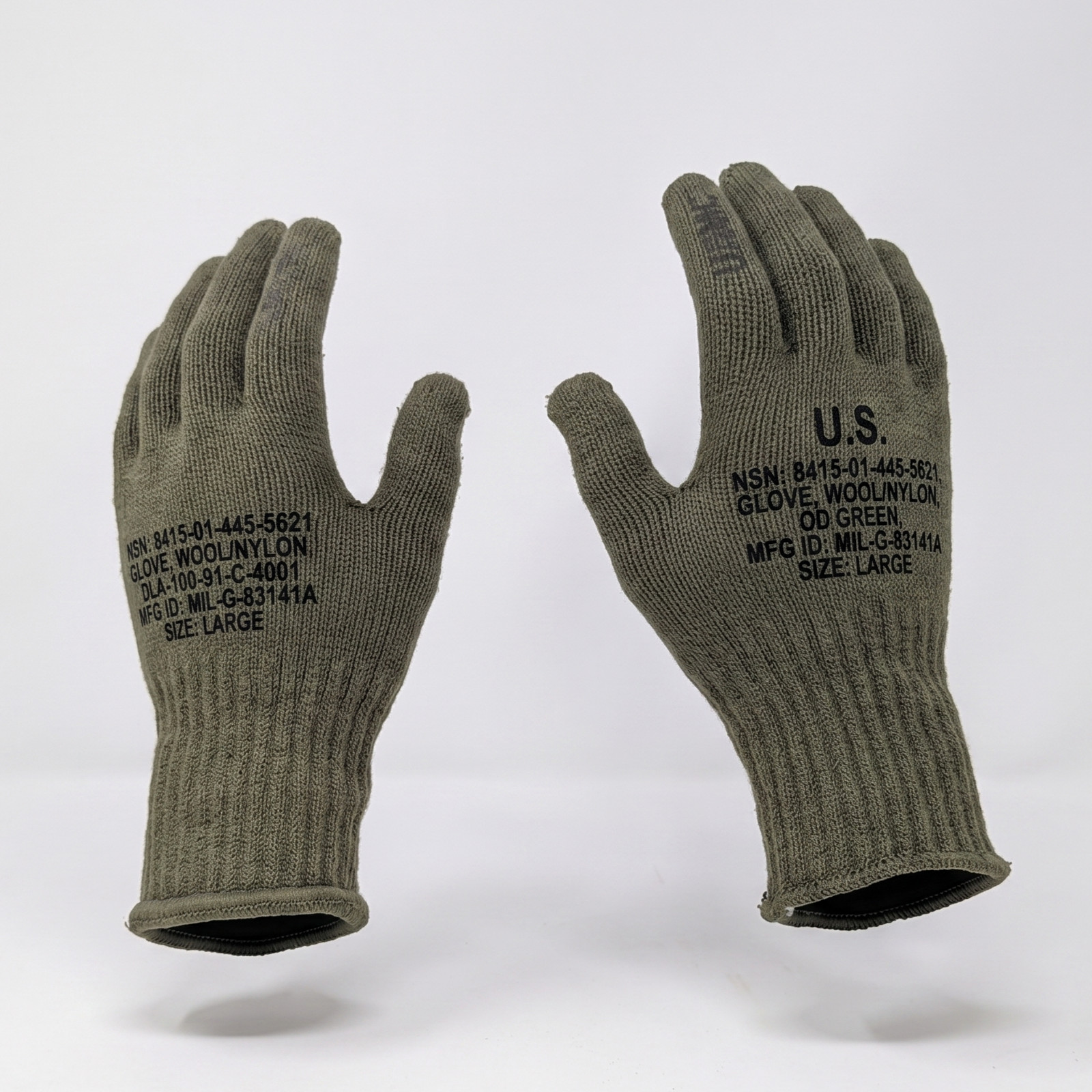 New - USMC Enhanced Grip Glove Inserts- USMC Olive Drab