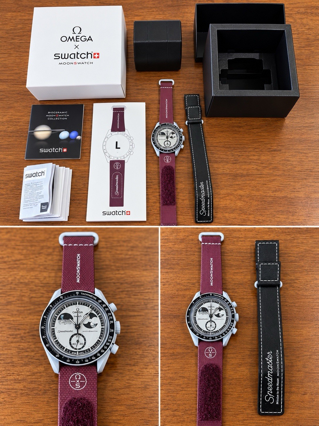 OMEGA x Swatch MoonSwatch Mission to Earthphase SO33M700 Gray + Extra Strap