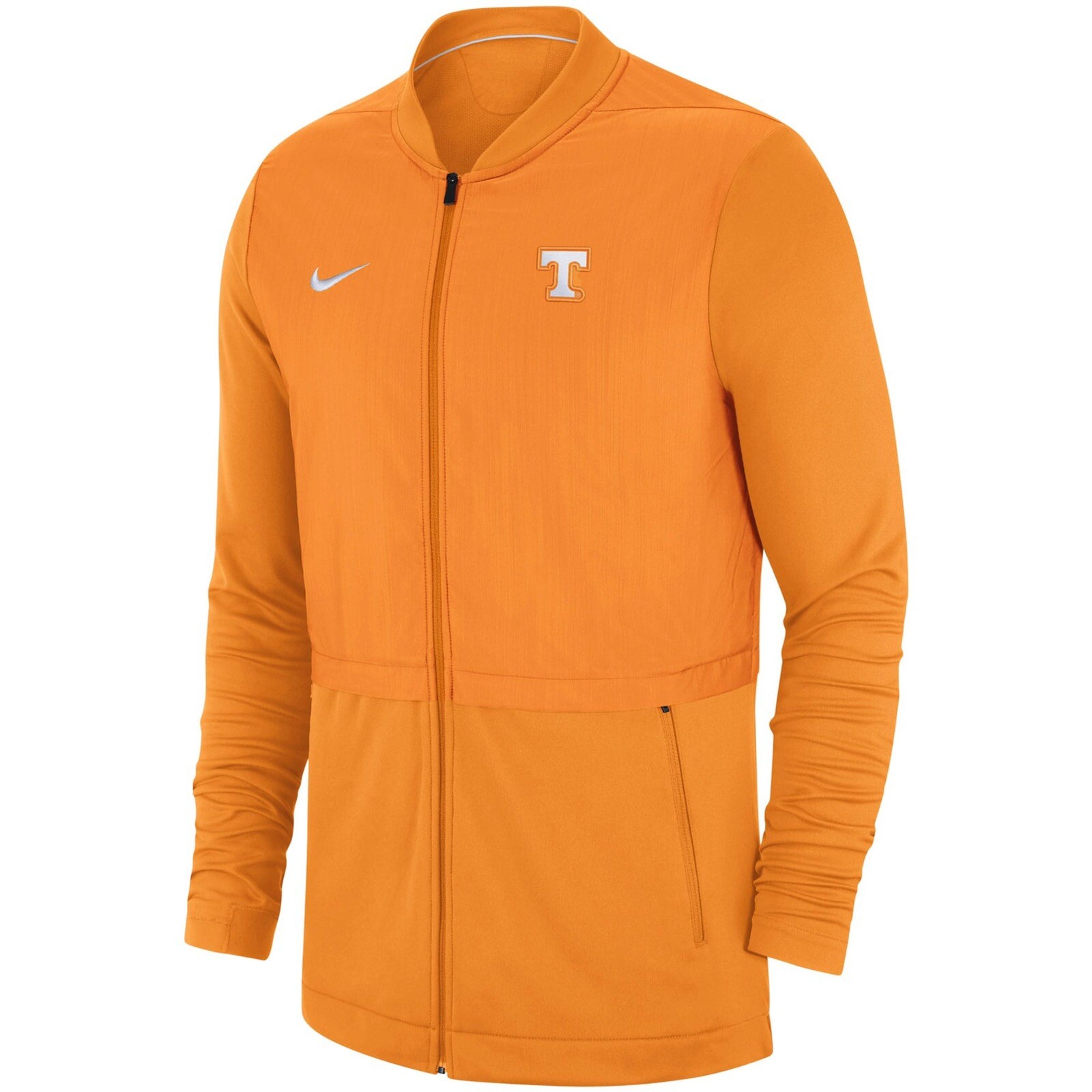 Nike Men’s Tennessee Volunteers Full Zip Coaches Sideline Hybrid Jacket Large L Nike Men’s Tennessee Volunteers Full Zip Coaches Sideline Hybrid Jacket Large L