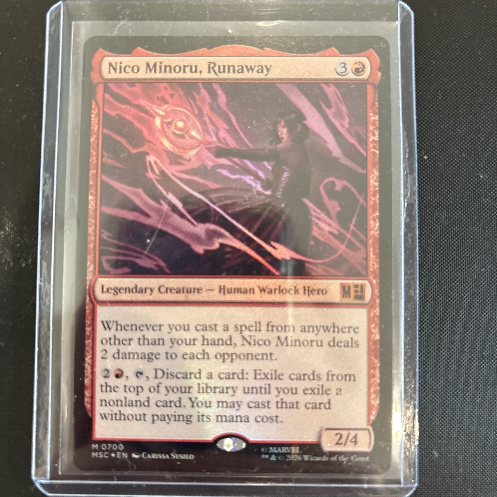 Nico Minoru, Runaway Commander: Marvel Super Heroes Foil