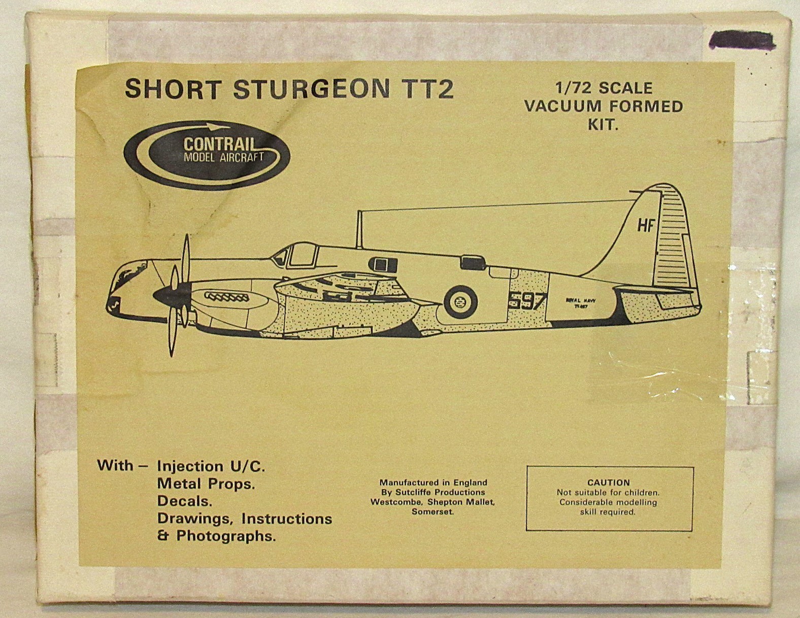 Contrail Short Sturgeon TT2 1:72 NIB Parts Sealed \'Forest Creek Gems\'