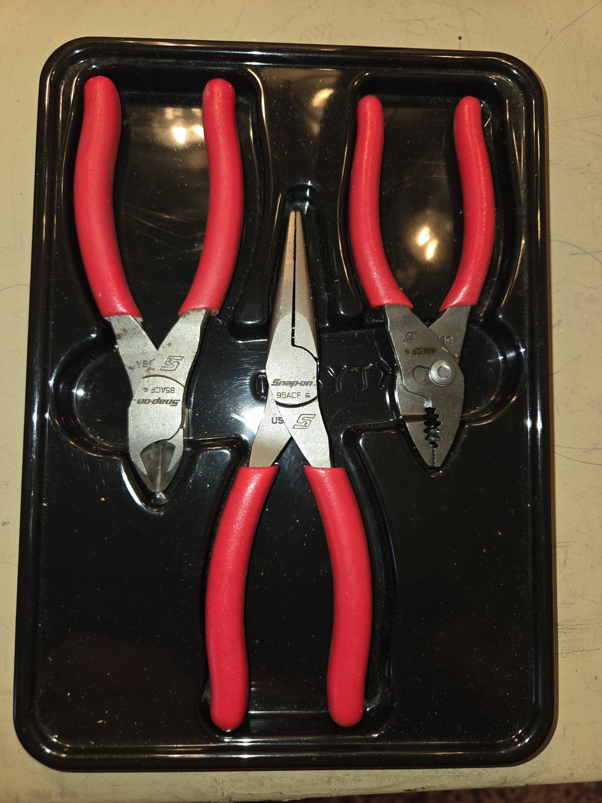 NEW Snap On 3pc Pliers Set 6\'\' PAKTY430 NEW Snap On 3pc Pliers Set 6\'\' PAKTY430