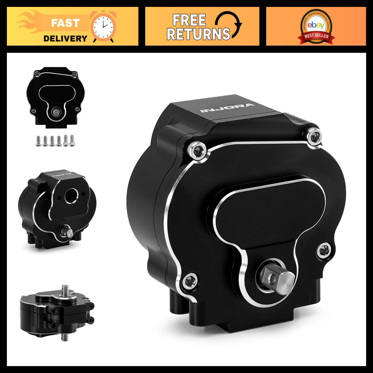 Aluminum Transmission Upgrade for Redcat Ascent-18 & Apex - High Performance Par Aluminum Transmission Upgrade for Redcat Ascent-18 & Apex - High Performance Par