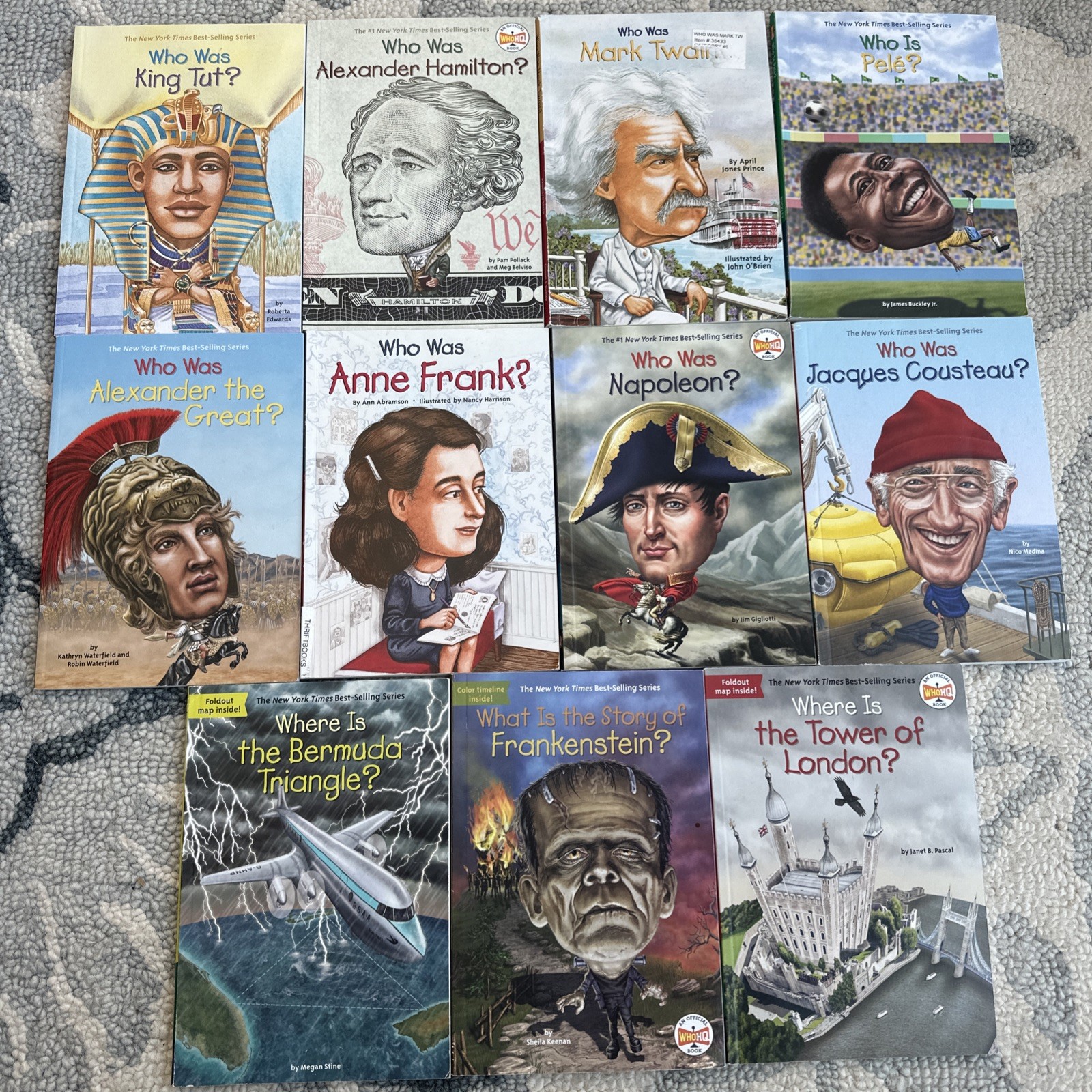 Lot of 11 Who Was WhoIQ Books EUC Lot of 11 Who Was WhoIQ Books EUC