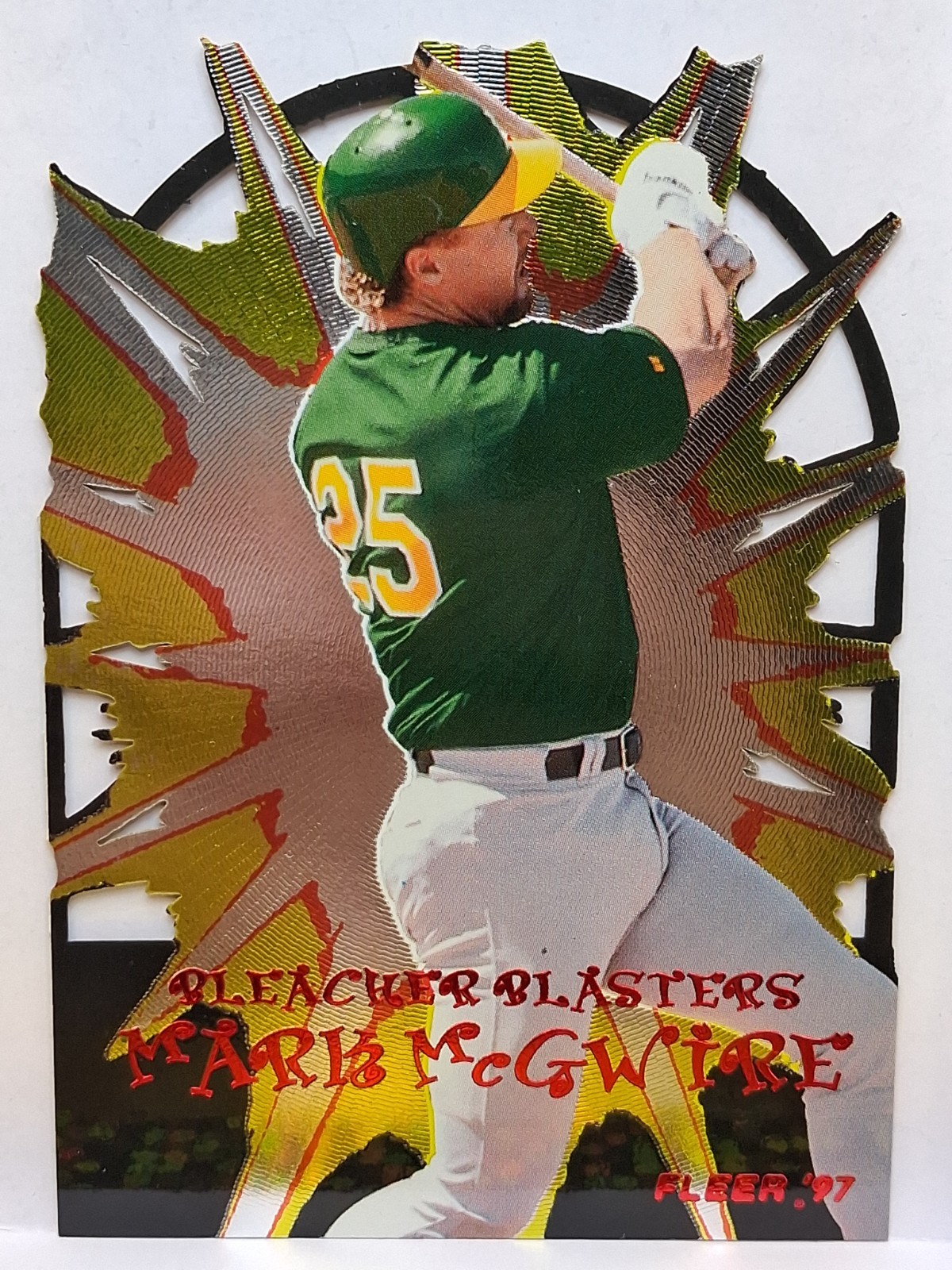 1997 Fleer Mark McGwire Bleacher Blasters #5 Athletics (P2) 1997 Fleer Mark McGwire Bleacher Blasters #5 Athletics (P2)