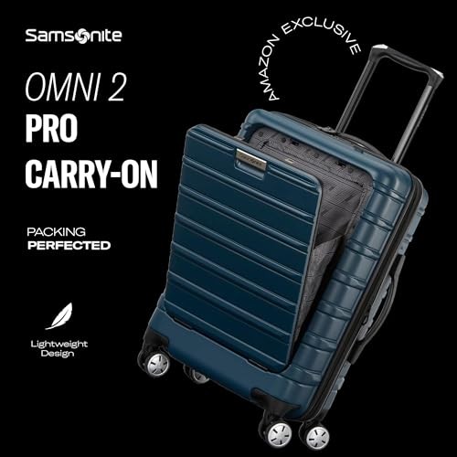 SAMSONITE OMNI 2 PRO HARDSIDE EXPANDABLE LUGGAGE WITH SPINNER -  MIDNIGHT BLACK