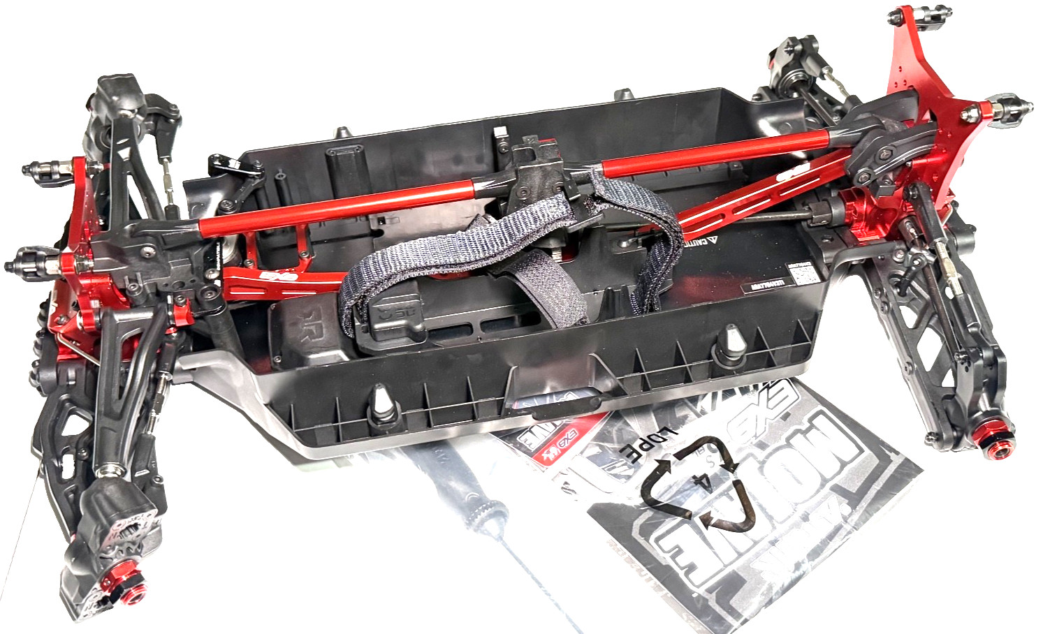 Arrma Mojave 6S EXB V6 1/7 4WD Monster Truck Slider Roller Chassis Newest AA