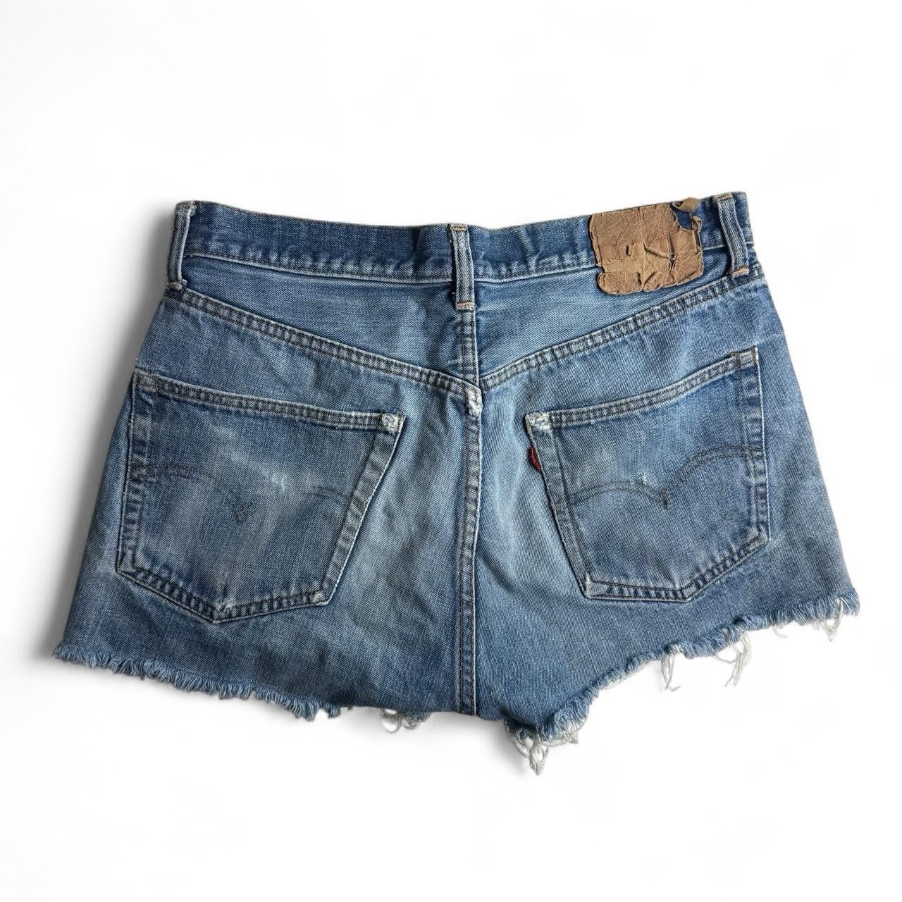Vintage 50s 60s Levi’s 501XX Big E Hidden Rivet Cut Off Shorts Pants 32”