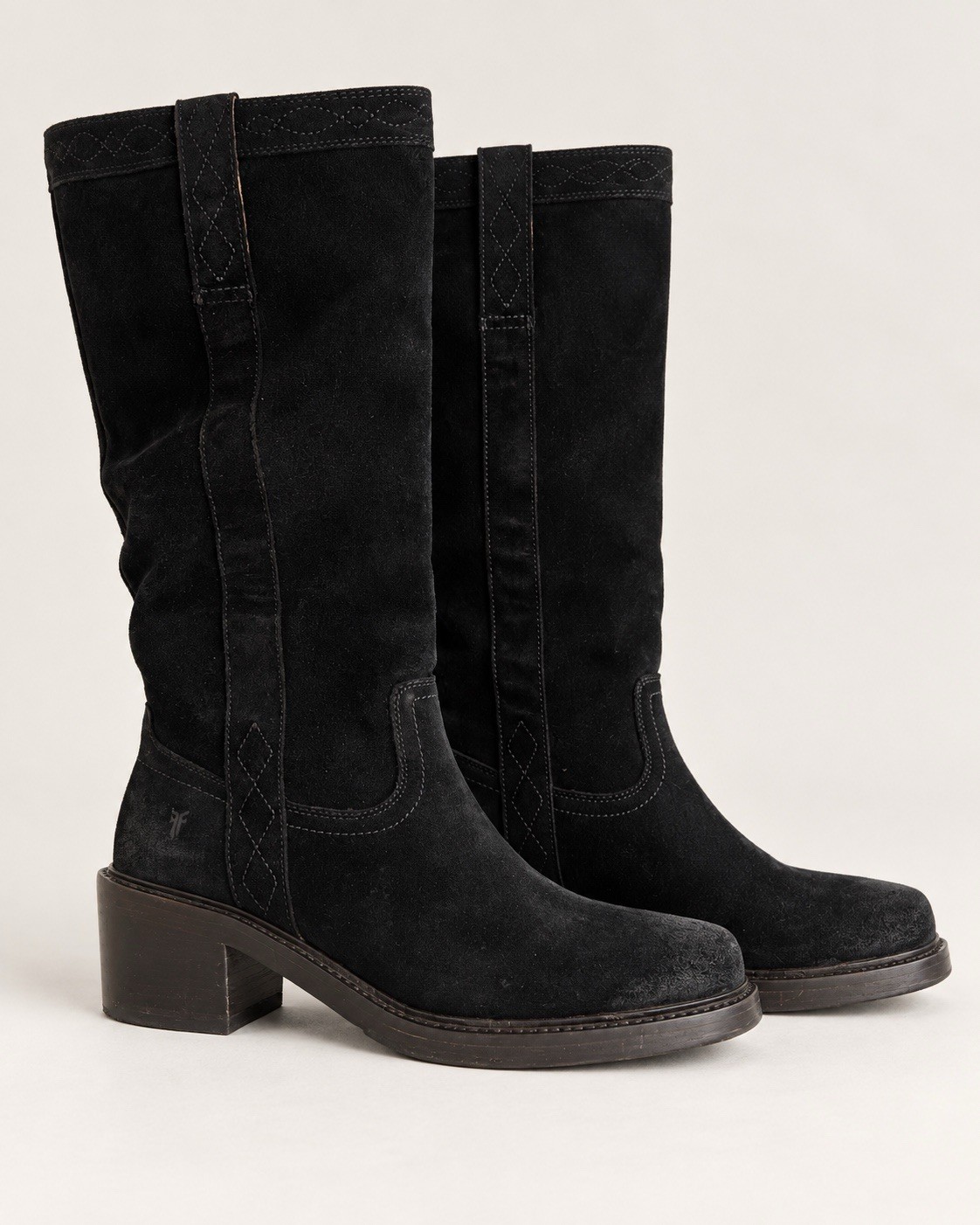 Frye Kate Pull On Black Suede Boots Women’s Size 8 Frye Kate Pull On Black Suede Boots Women’s Size 8