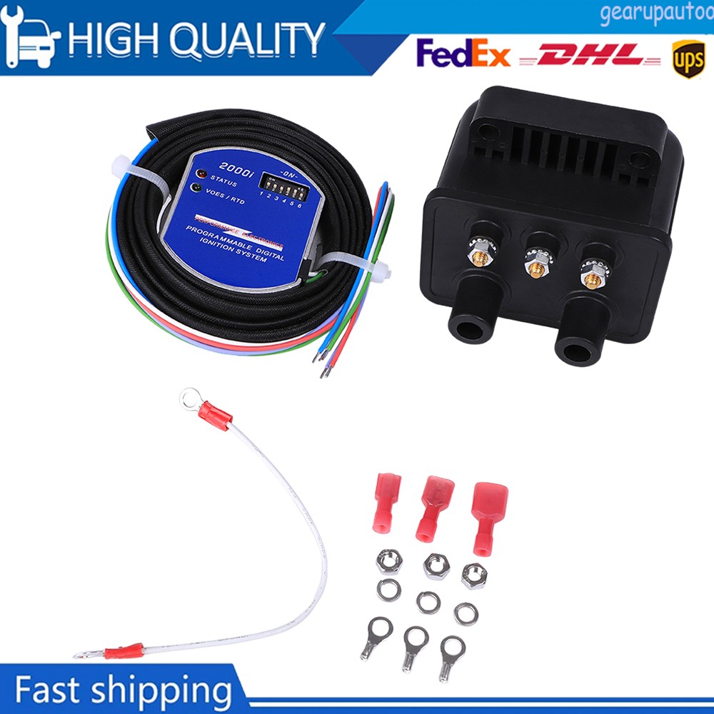 2000i Programmable Ignition for Harley-Davidson 1970-1999 w/ Carb D2KI-5P 2000i Programmable Ignition for Harley-Davidson 1970-1999 w/ Carb D2KI-5P
