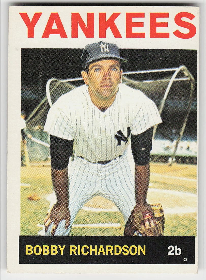 1964 Topps #190 Bobby Richardson BASEBALL New York Yankees 1964 Topps #190 Bobby Richardson BASEBALL New York Yankees