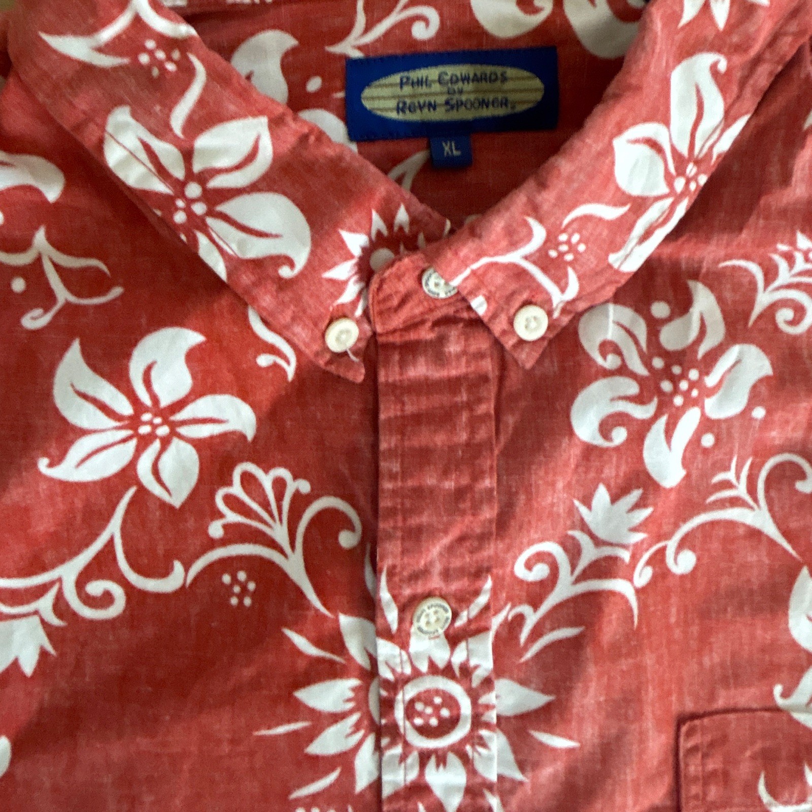 Vintage Reyn Spooner Men\'s Hawaiian 100% cotton Button-Down ALOHA Shirt  XL
