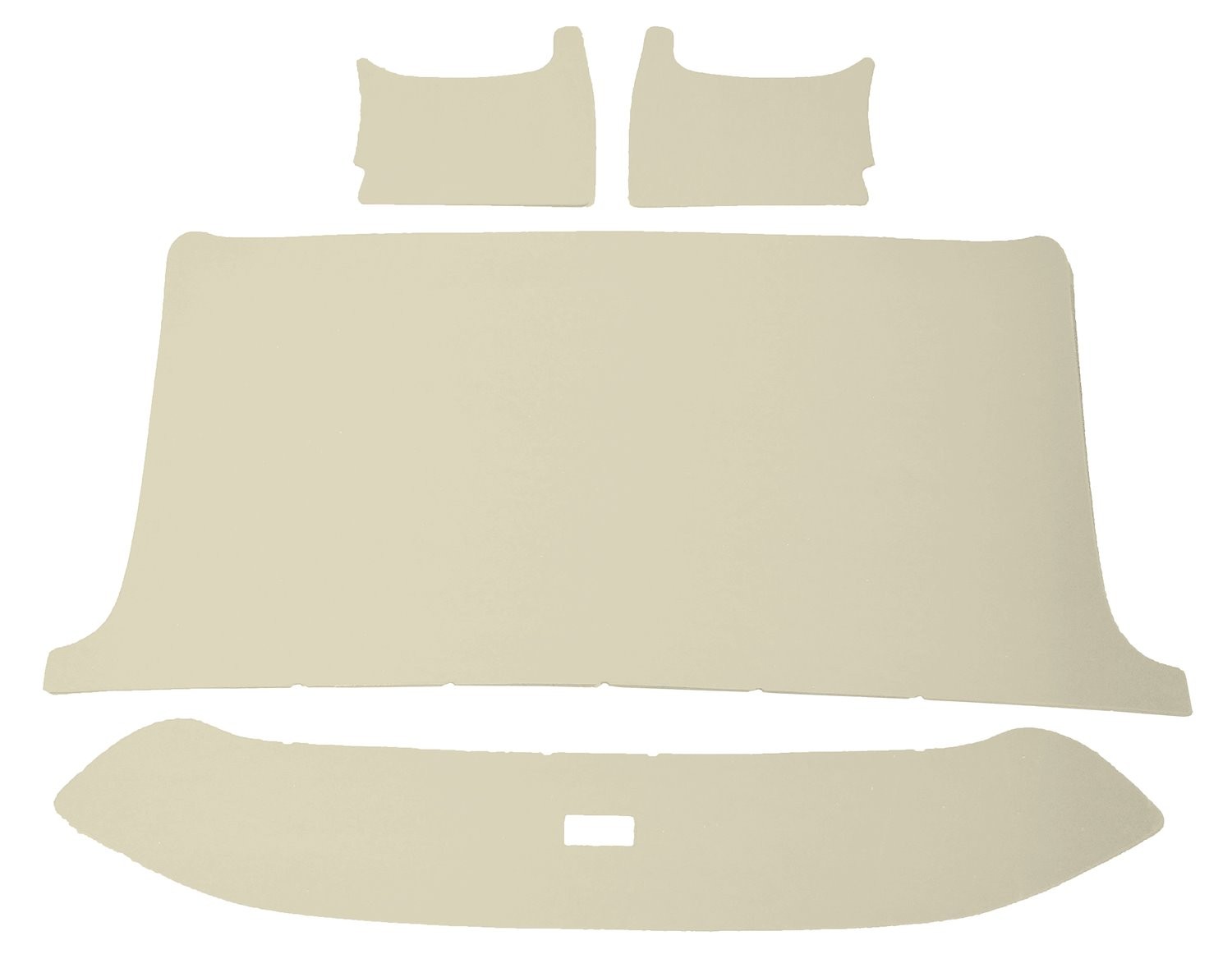 JEGS ABS Plastic Headliner for 1965-1966 Ford F-100, F-250, F-350 Standard Cab