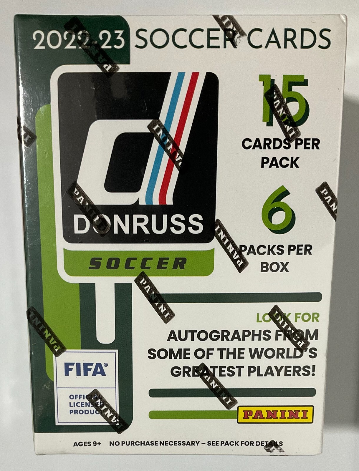 2022-23 Panini Donruss Soccer Blaster Box - 6 Packs - 15 cards per pack 2022-23 Panini Donruss Soccer Blaster Box - 6 Packs - 15 cards per pack