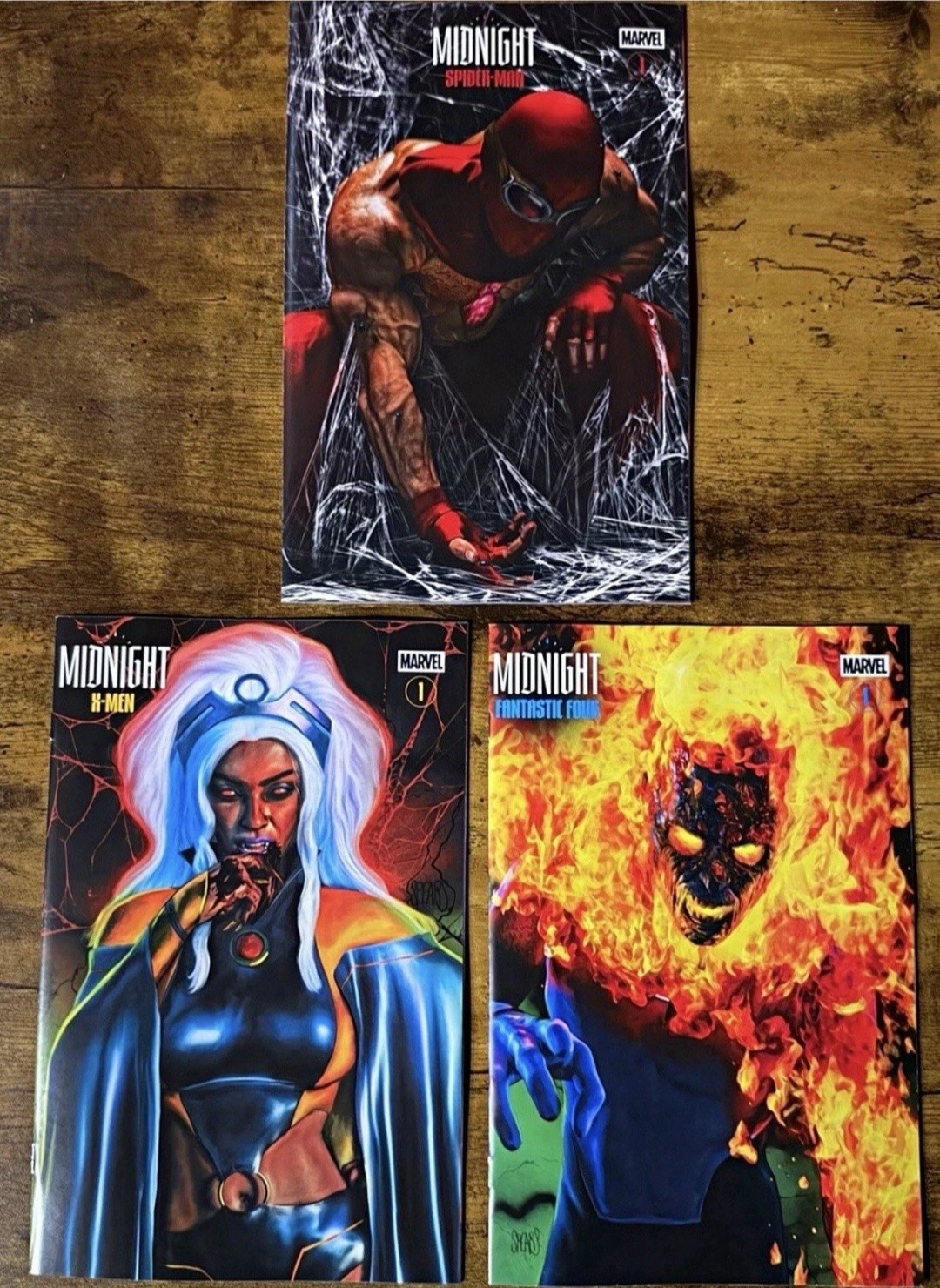 Marvel Midnight #1 Set Mark Spears NYCC 2026 Exclusive Spiderman X-Men FF Marvel Midnight #1 Set Mark Spears NYCC 2026 Exclusive Spiderman X-Men FF