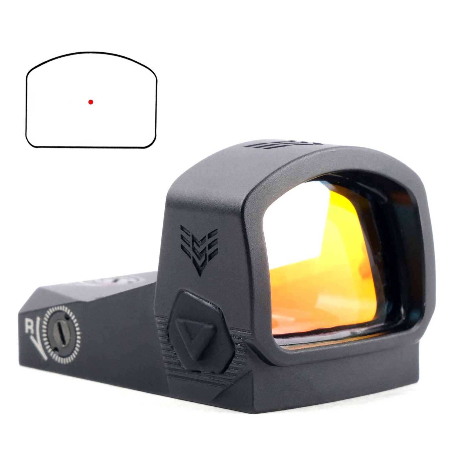 Swampfox Liberty 2 II 1x24mm 3 MOA Red / Green Dot Red Multi Reticle For RMR Cut