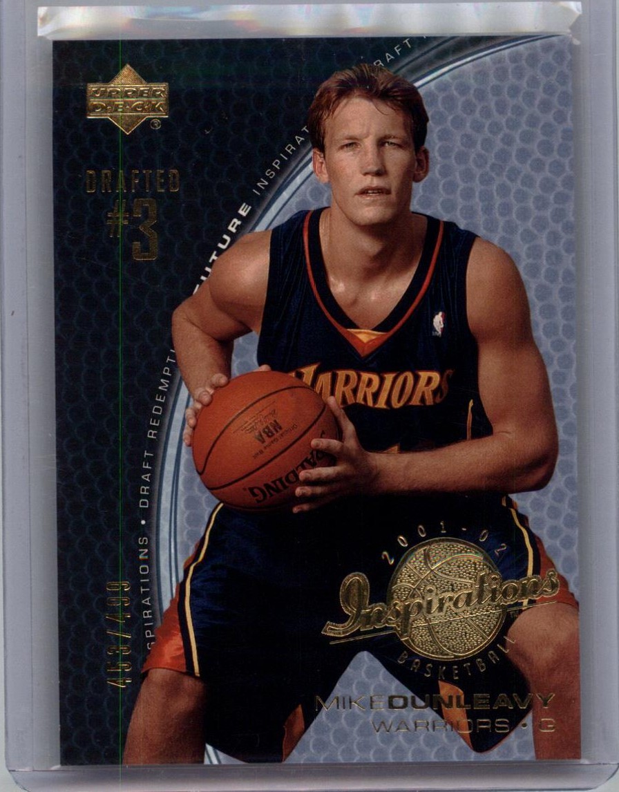 2001-02 Upper Deck Inspirations #180 Mike Dunleavy #/499 2001-02 Upper Deck Inspirations #180 Mike Dunleavy #/499