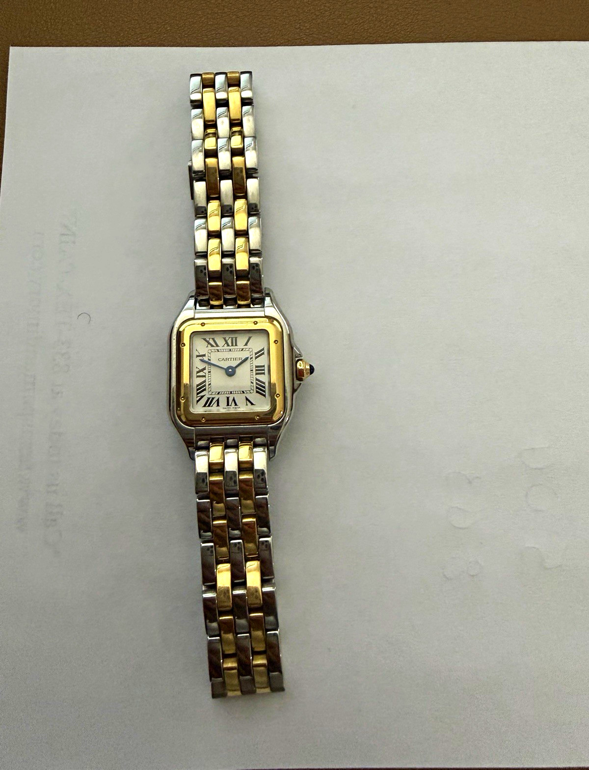 Cartier mini Panthère Women’s Two-Tone Stainless Steel Quartz Watch Box & Manual Cartier mini Panthère Women’s Two-Tone Stainless Steel Quartz Watch Box & Manual