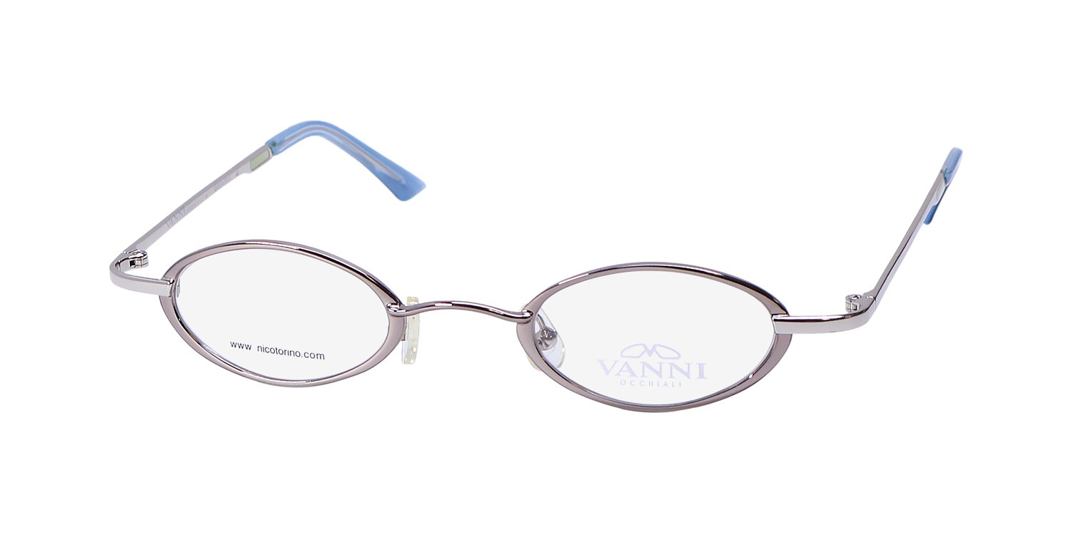 NEW VANNI OCCHIALI 2190 EYEGLASSES 40-24-135 ITALY C201 OVAL METAL & PLASTIC