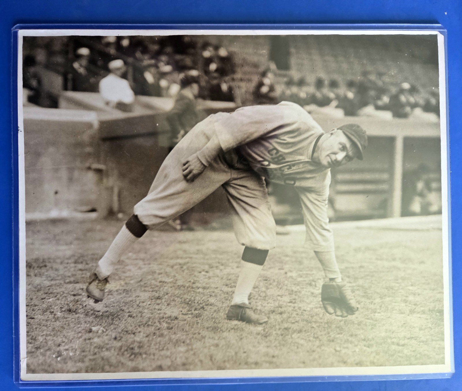 C. 1915 LARRY DOYLE NY Giants Chicago Cubs Type 1 8x10 MVP Batting Champ Ex