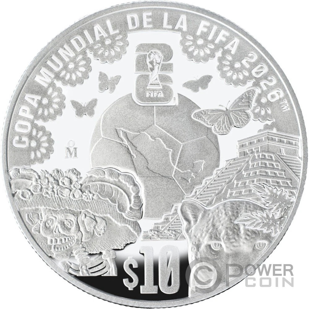 FIFA WORLD CUP 26 Silver C0in 10 Mexico 2026