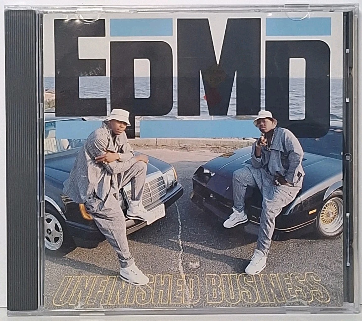 EPMD Unfinished Business CD 1989 Good Condition Rare OOP Tested Fast Shipping 