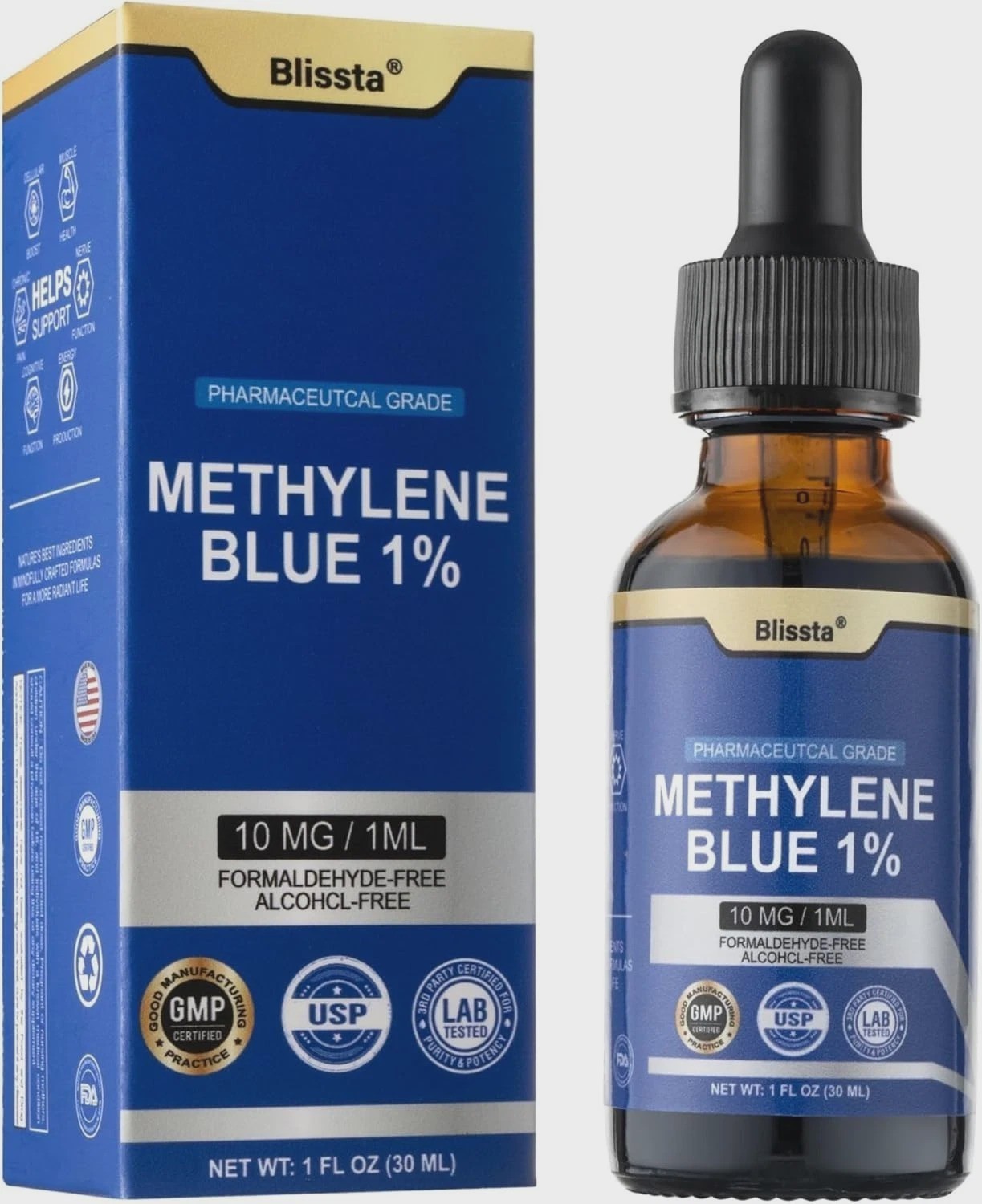 Methylene Blue 1% Solution 50mL Lab Aquarium Use Only Not for Human Use Methylene Blue 1% Solution 50mL Lab Aquarium Use Only Not for Human Use