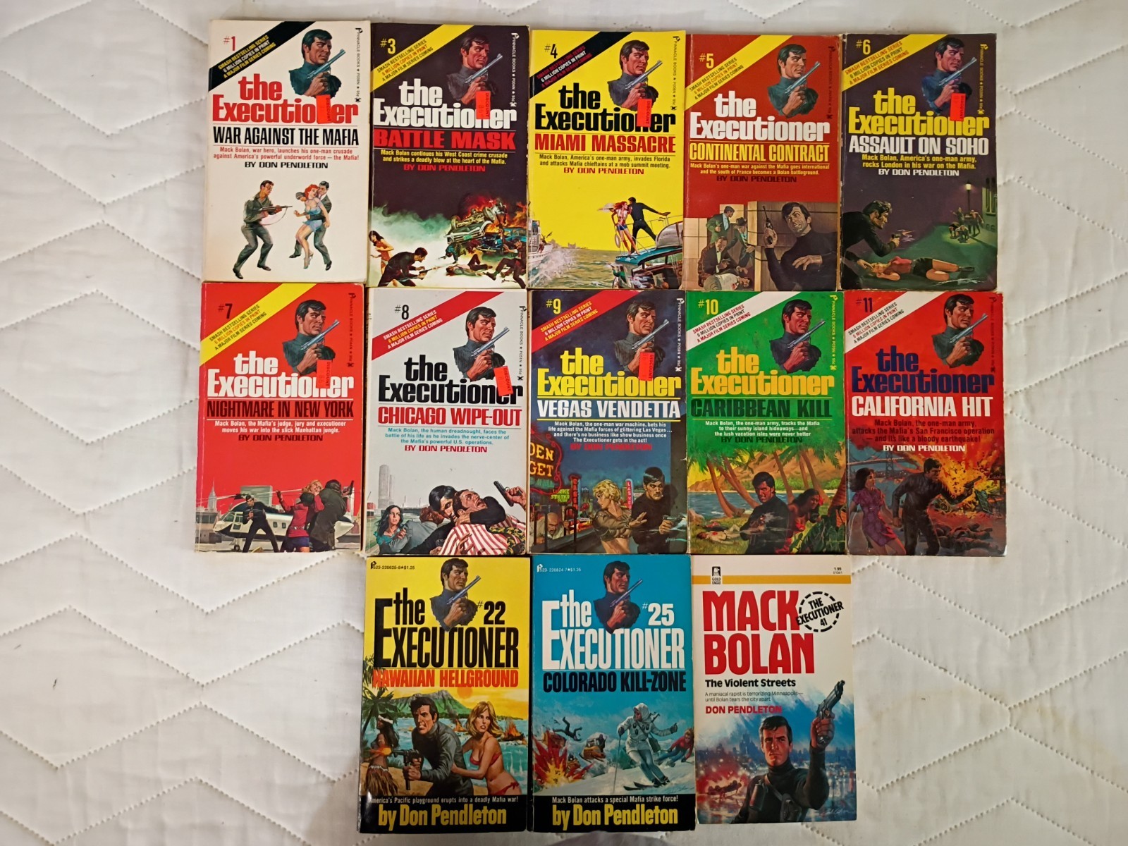 13 the Executioner Don Pendleton #1,3,4,5,6,7,8I,9,10,11,22,25, & 41 Paperbacks 13 the Executioner Don Pendleton #1,3,4,5,6,7,8I,9,10,11,22,25, & 41 Paperbacks
