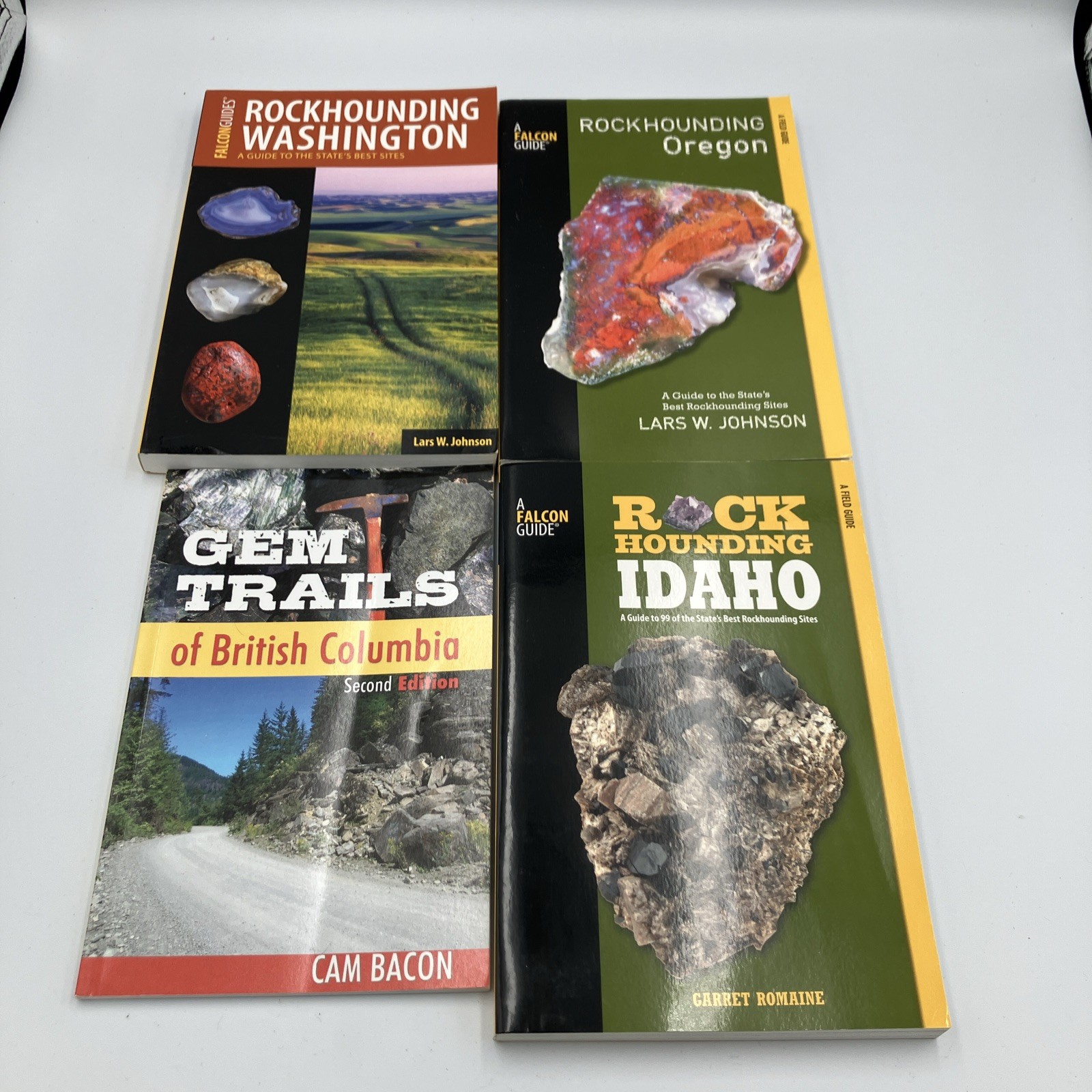 Rockhounding Book Lot of 4 Washington Oregon Idaho Columbia | Falcon Guides Rockhounding Book Lot of 4 Washington Oregon Idaho Columbia | Falcon Guides