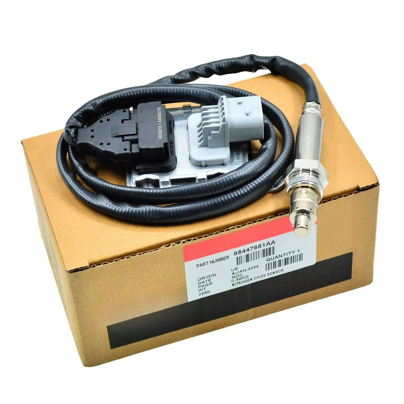 US New BSD NOx Sensor For 2019-23 Dodge Ram 2500 3500 4500 5500 6.7L 68447681AA