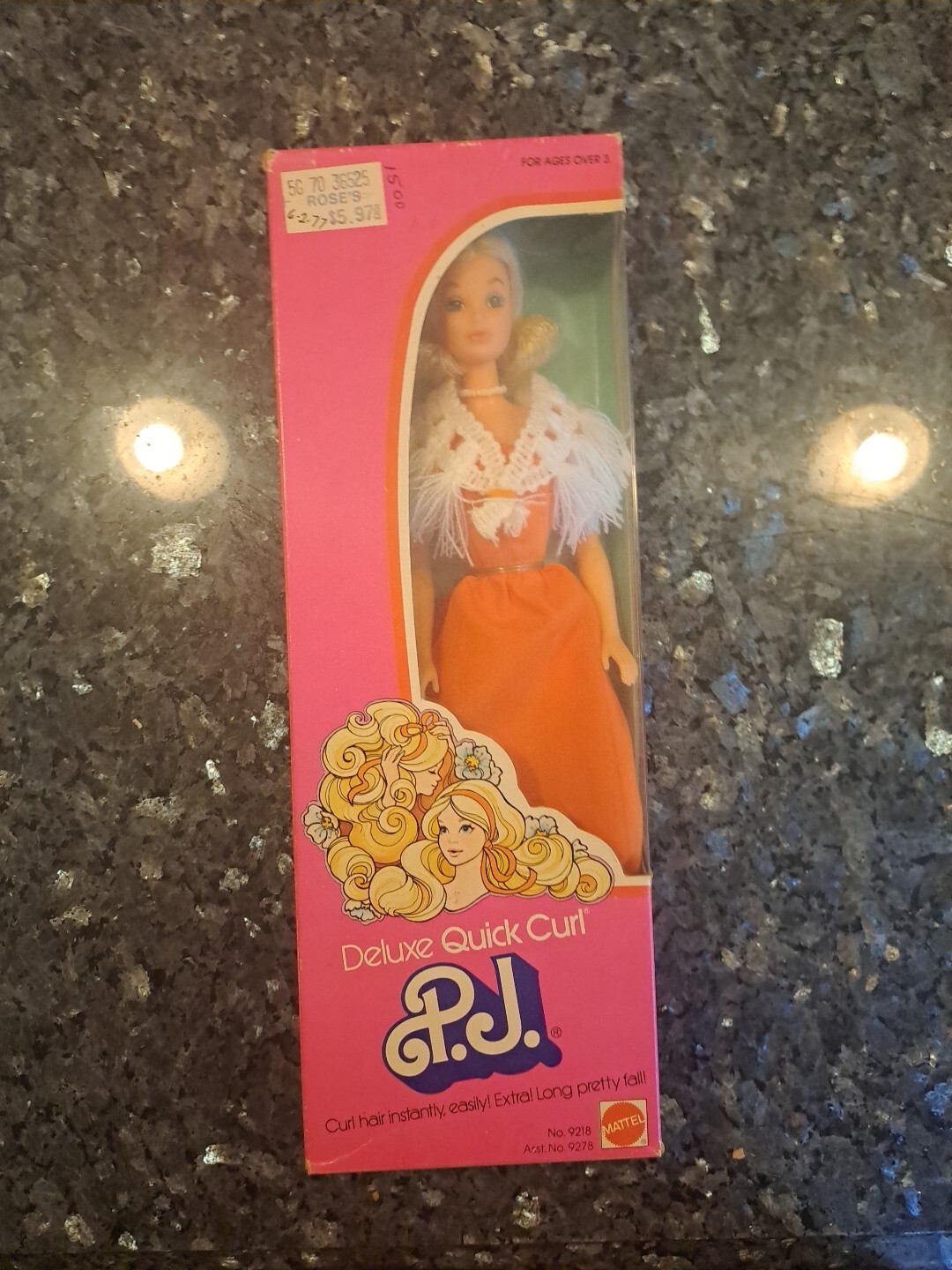 Super RARE 9218-19 DELUXE QUICK CURL PJ DOLL-BRAND NEW-MATTEL 1975 Barbie Super RARE 9218-19 DELUXE QUICK CURL PJ DOLL-BRAND NEW-MATTEL 1975 Barbie