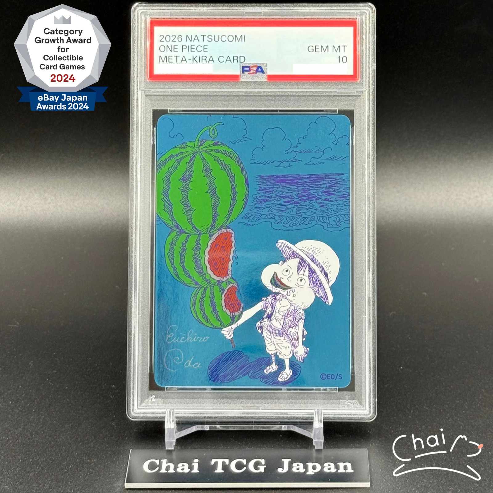 PSA 10 Luffy Metakira Natsucomi Summer Comic 2026 Promo Oda ONE PIECE Japanese PSA 10 Luffy Metakira Natsucomi Summer Comic 2026 Promo Oda ONE PIECE Japanese