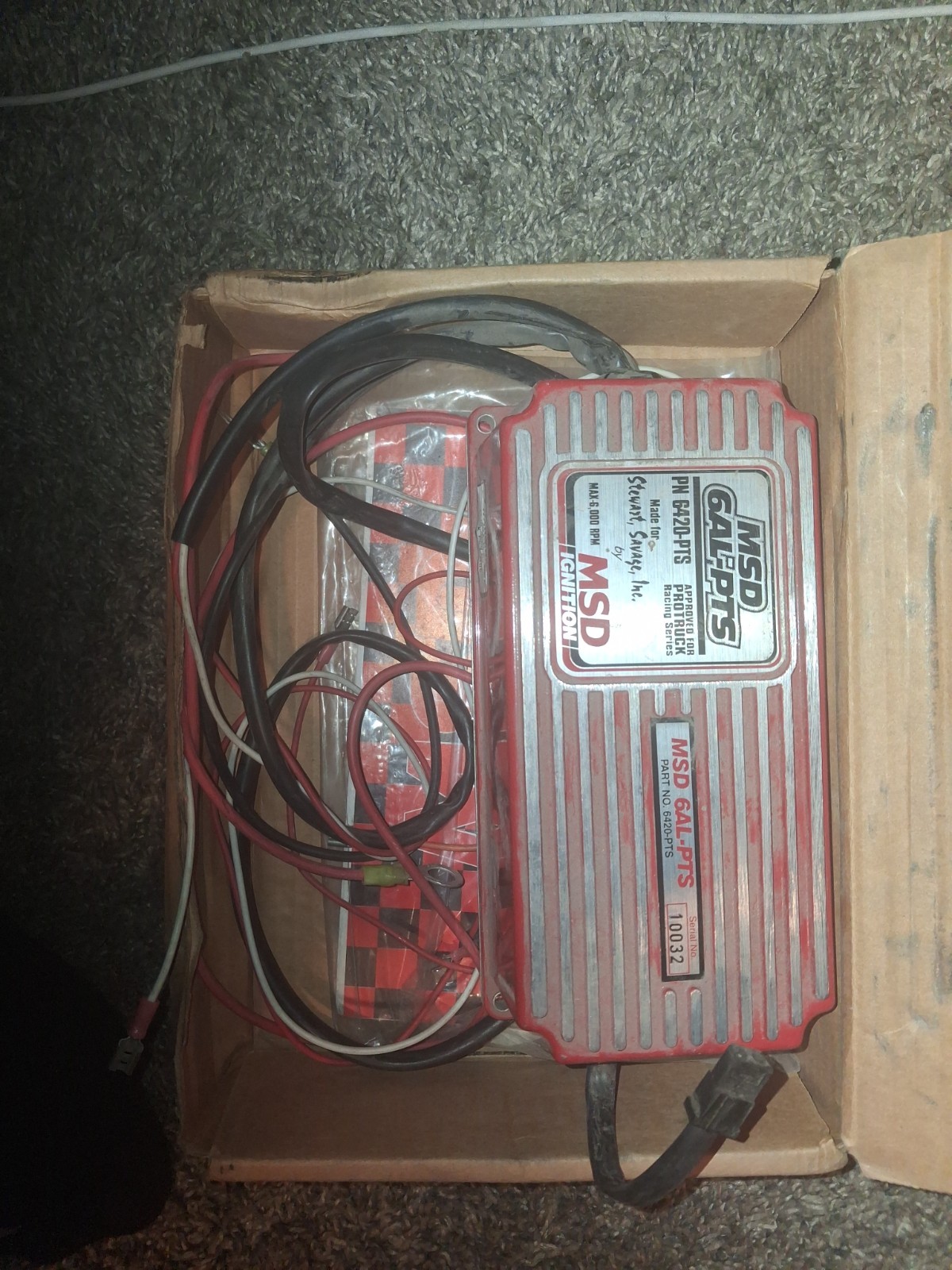 MSD ignition kit 6AL-PTS 6420-PTS (made for Stewart, Savage, Inc) NEW MSD ignition kit 6AL-PTS 6420-PTS (made for Stewart, Savage, Inc) NEW
