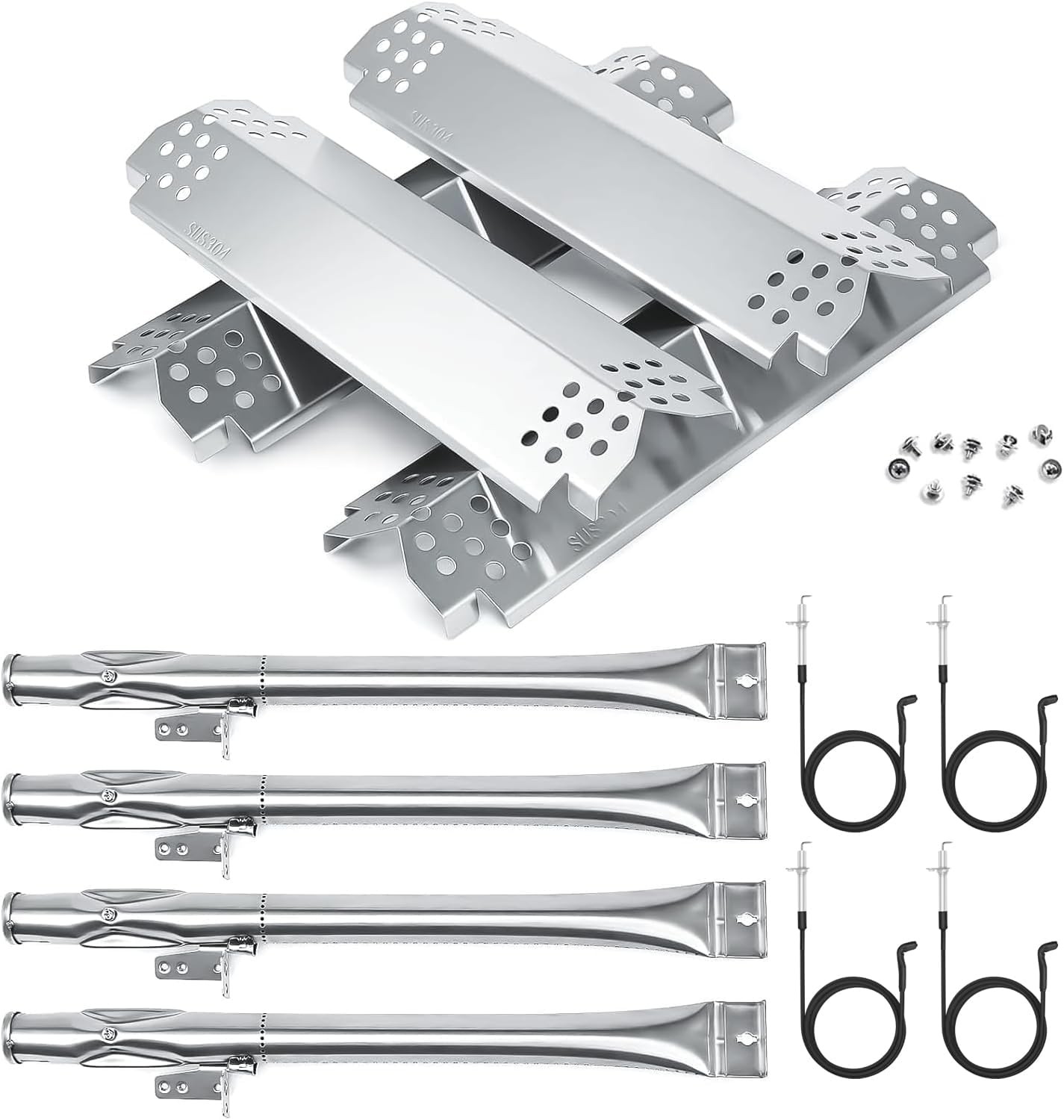 Hisencn 304 Stainless Steel Grill Replacement Parts for Nexgrill 4 Burner 