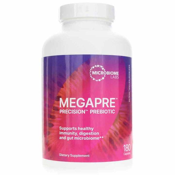 Microbiome Labs MegaPre Prebiotic Blend, (180 Capsules) Expires 7/2027 Microbiome Labs MegaPre Prebiotic Blend, (180 Capsules) Expires 7/2027