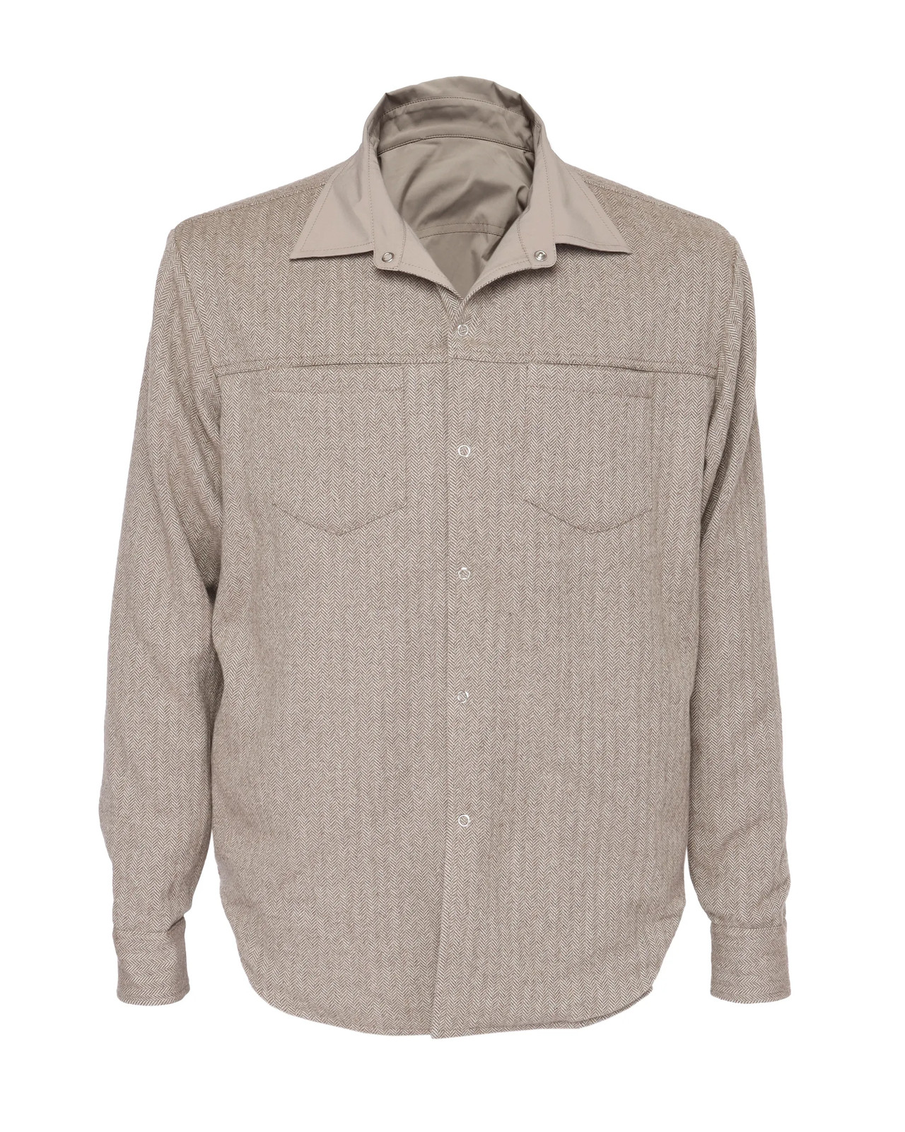 NWT MARCO PESCAROLO reversible JACKET beige pure cashmere luxury Italy 48