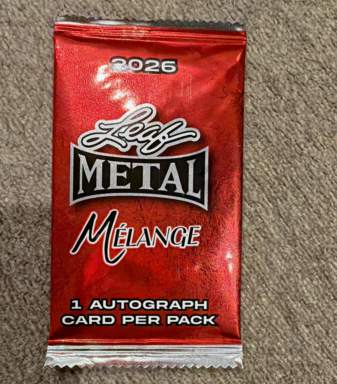 Leaf 2026 Metal Melange Sealed Pack 1 Autograph Sports Trading Card Leaf 2026 Metal Melange Sealed Pack 1 Autograph Sports Trading Card