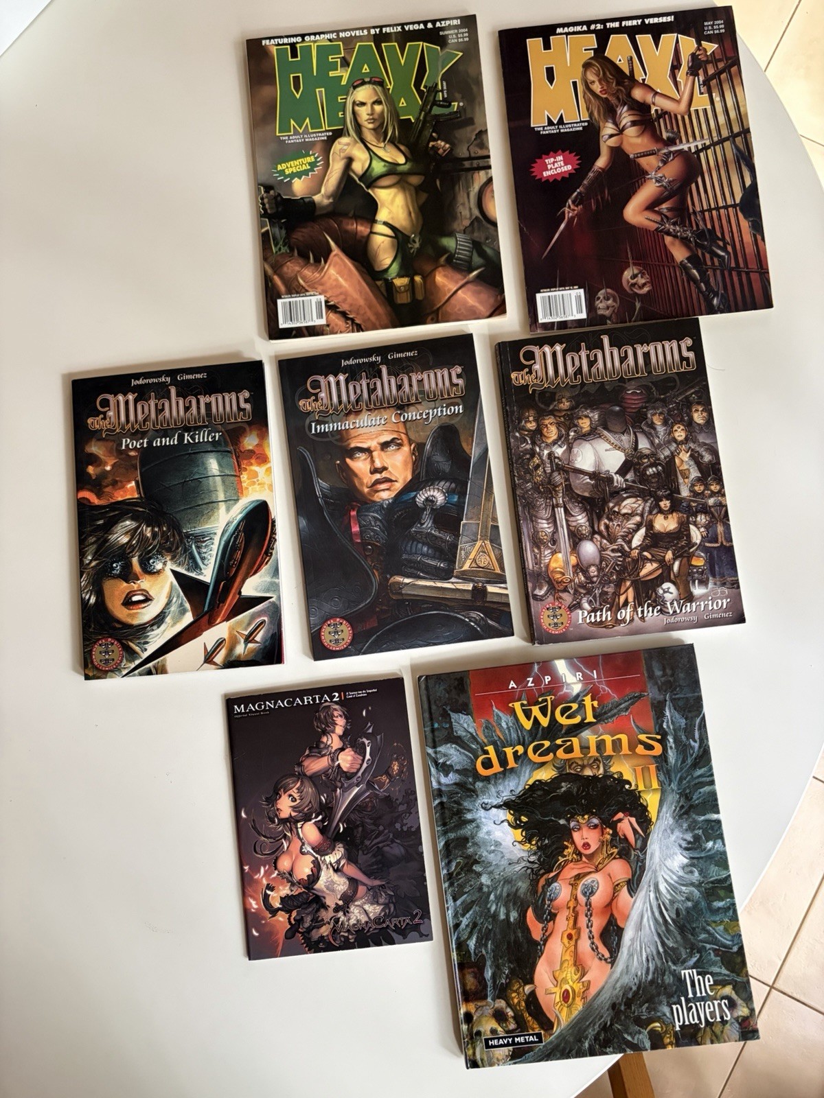 2000s Eurocomics Adult Fantasy & Sci-Fi Art / Heavy Metal / Humanoids Lot