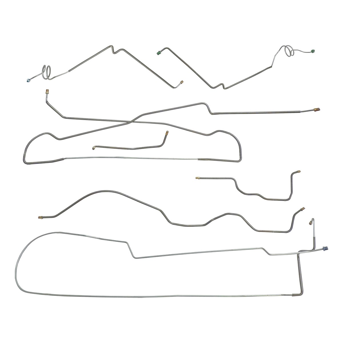 Fits 1984-1991 Jeep Cherokee Wagoneer Preformed Hydraulic Brake Line Set Steel