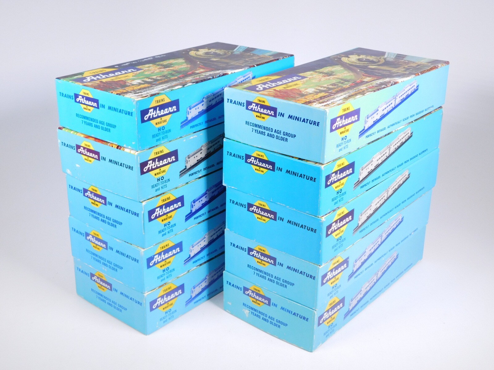 LOT of 10 Athearn 7-1/2\