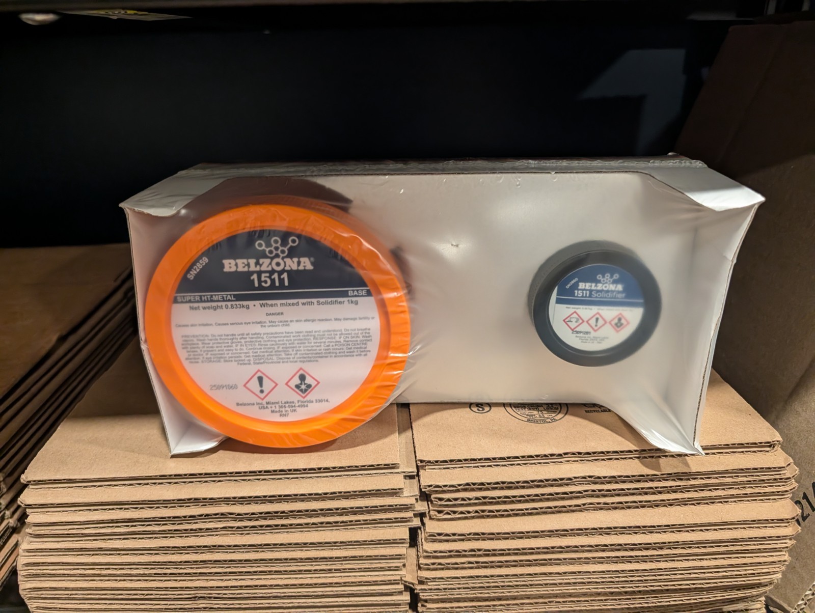 BELZONA 1511 SUPER HT-Metal Base & Solidifier 1KG Kit Metal Repair GENUINE FRESH BELZONA 1511 SUPER HT-Metal Base & Solidifier 1KG Kit Metal Repair GENUINE FRESH