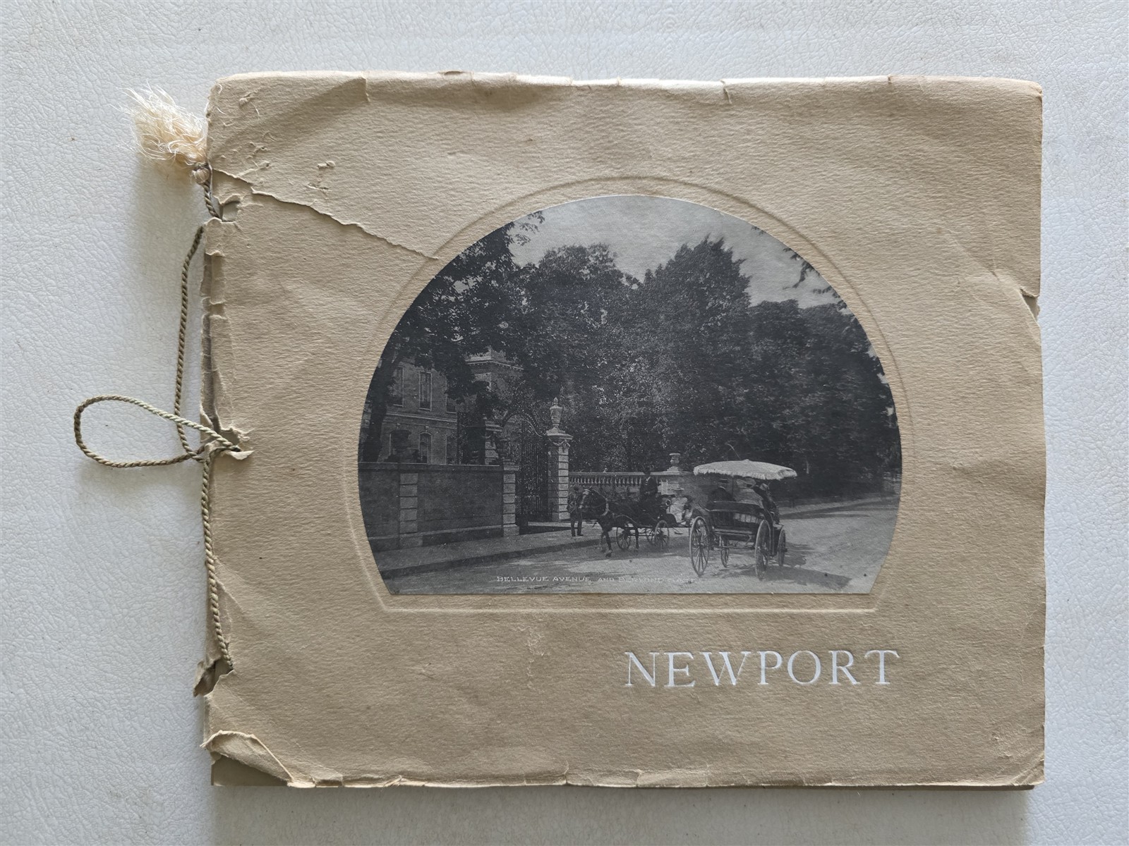 Newport Rhode Island Antique 1906 Book Portfolio of Photographs 23 Photogravures
