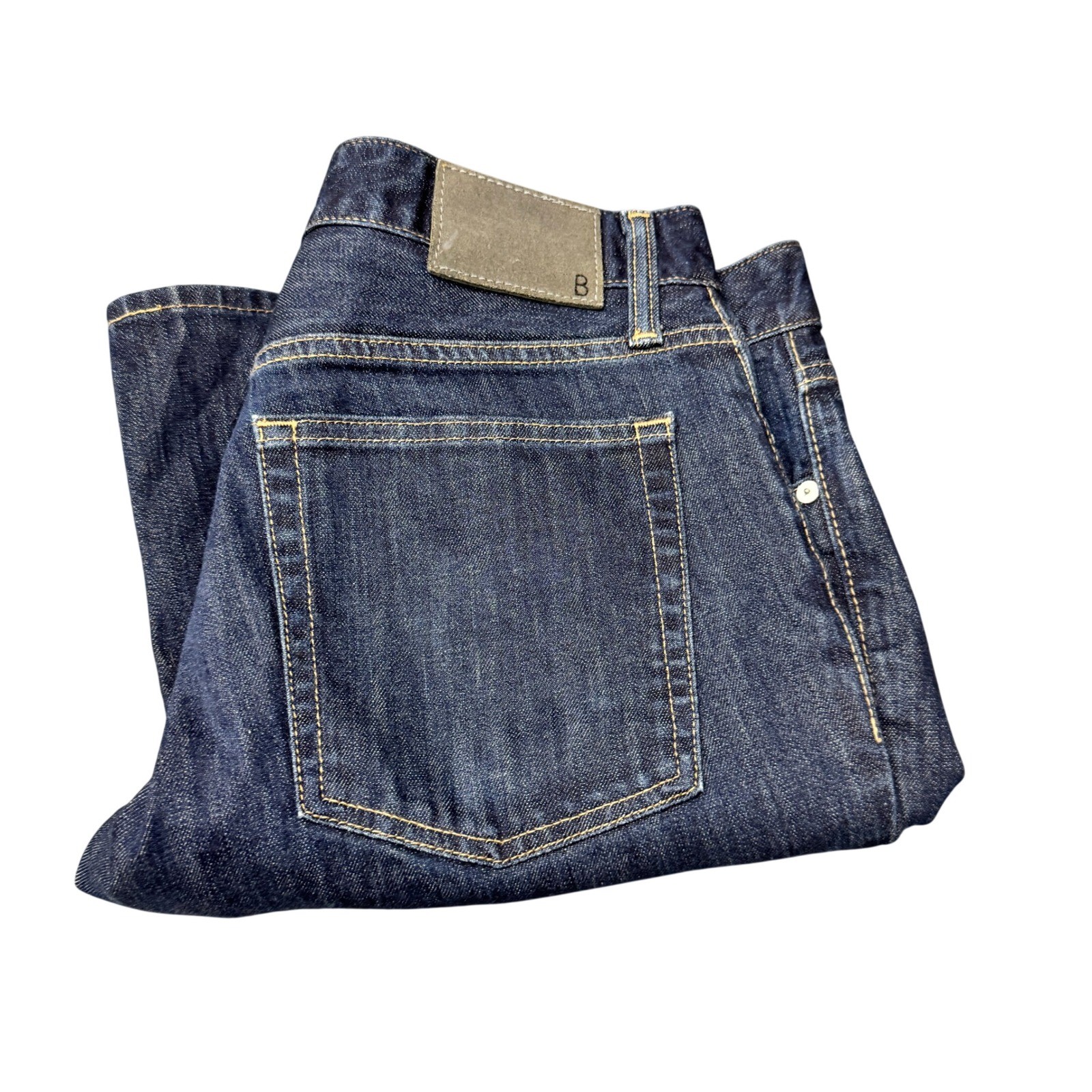 Bonobos Jeans Mens 32x32 (33x31 ACTUAL) The Blue Jean Dark Wash Denim Straight