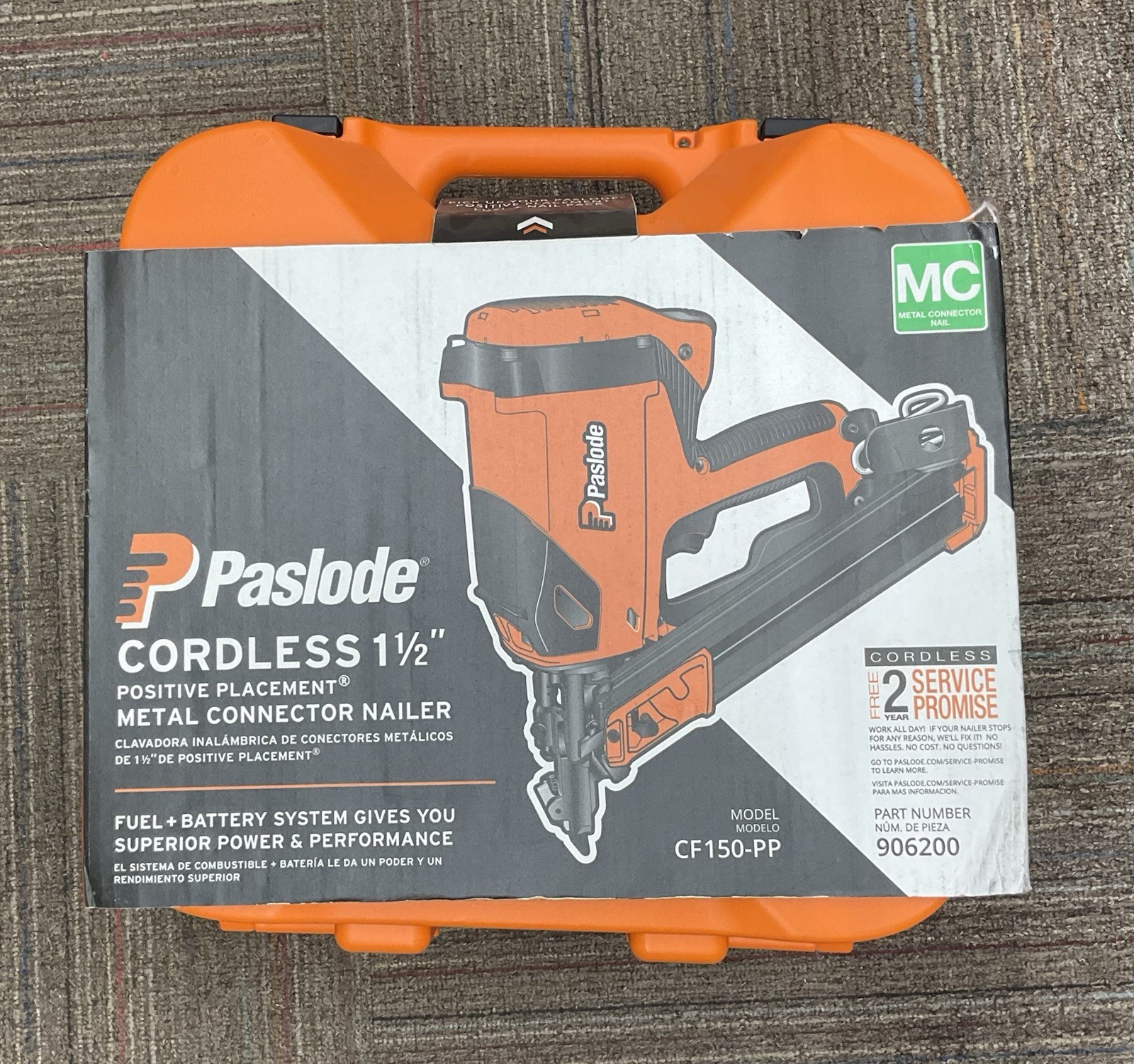 NEW Paslode CF150-PP Cordless Metal Connector 1-1/2 NEW Paslode CF150-PP Cordless Metal Connector 1-1/2