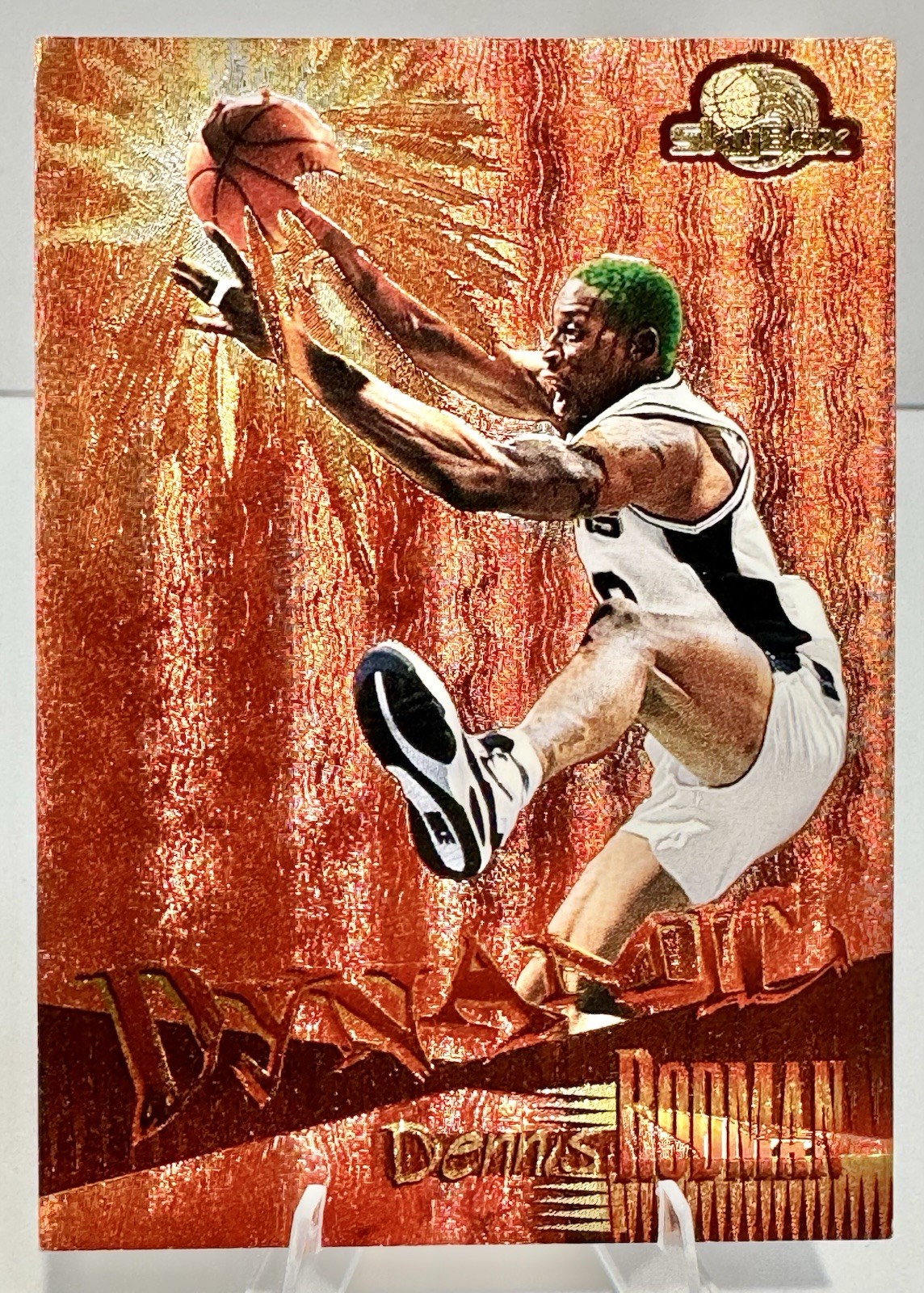 Dennis Rodman 1995-96 Skybox Premium Dynamic #D10 San Antonio Spurs HOF The Worm