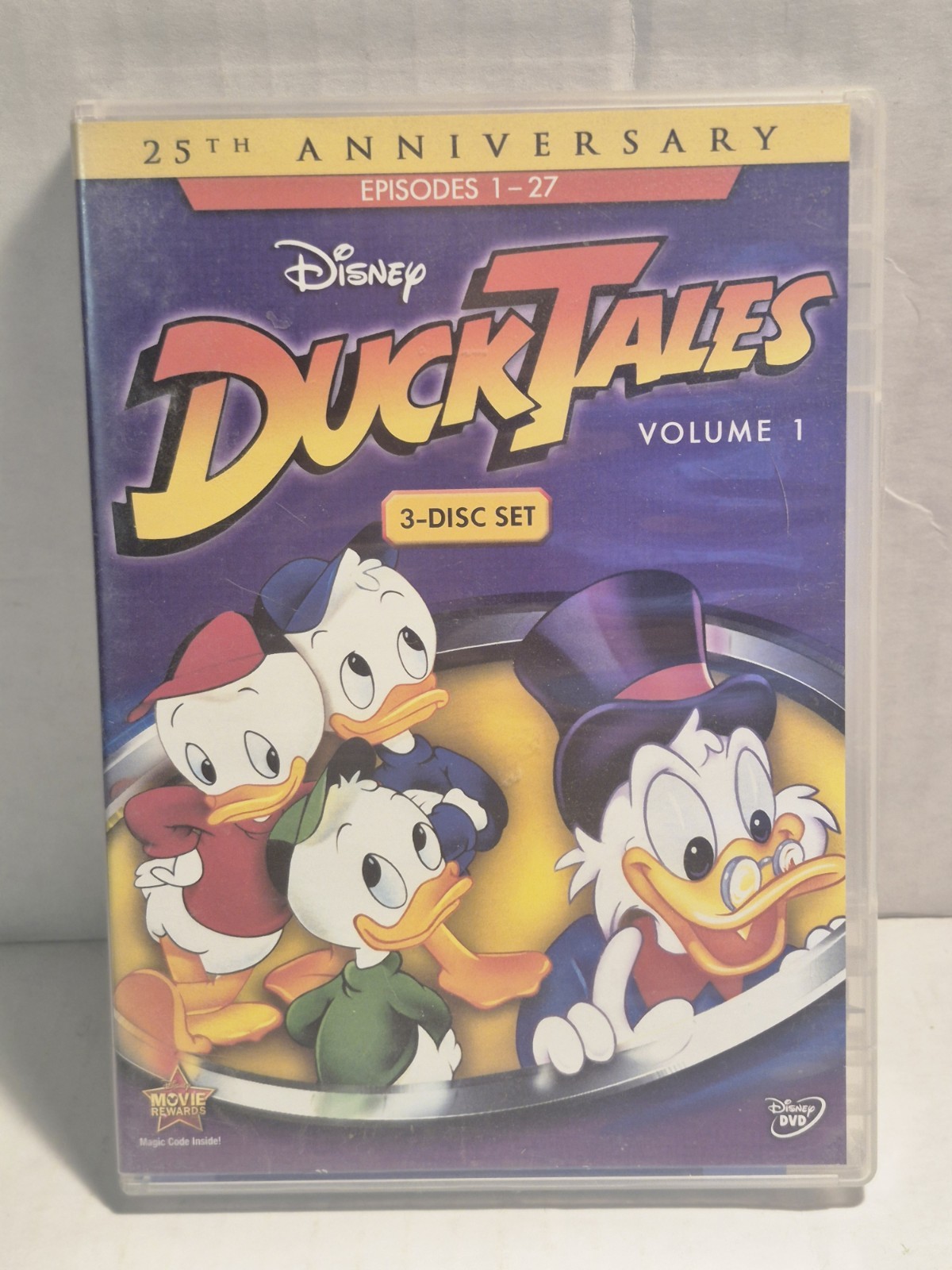 Disney DuckTales: Volume 1 DVD 25th Anniversary Episodes 1-27, 3 Disc Set Disney DuckTales: Volume 1 DVD 25th Anniversary Episodes 1-27, 3 Disc Set