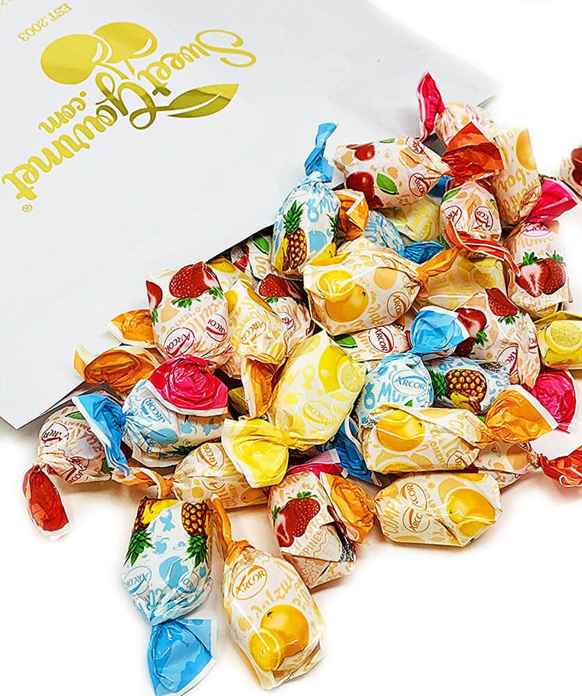 SweetGourmet Arcor Fruit Filled Assorted Bon Bon Hard Candy, 3 Lb- 