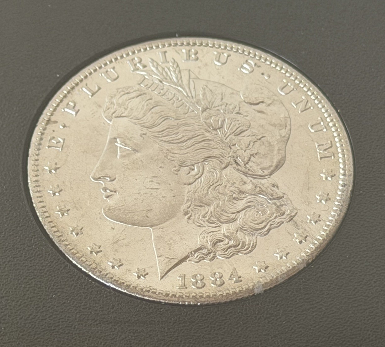 1884 CC Carson City GSA Uncirculated Morgan Silver Dollar Original COA & Box 1884 CC Carson City GSA Uncirculated Morgan Silver Dollar Original COA & Box
