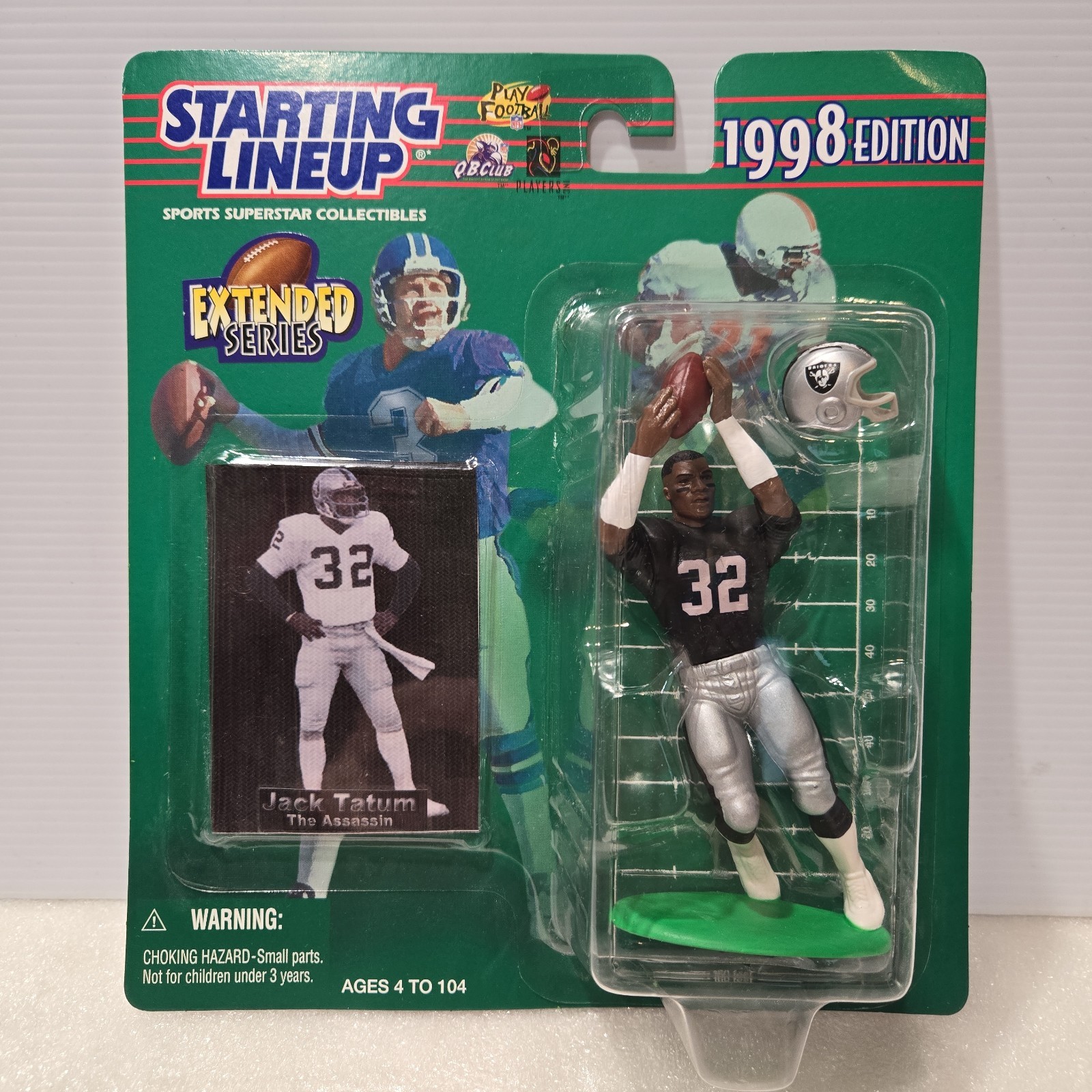 JACK TATUM 1998 Kenner Starting Lineup SLU RAIDERS NEW IN PACK EXCELLENT